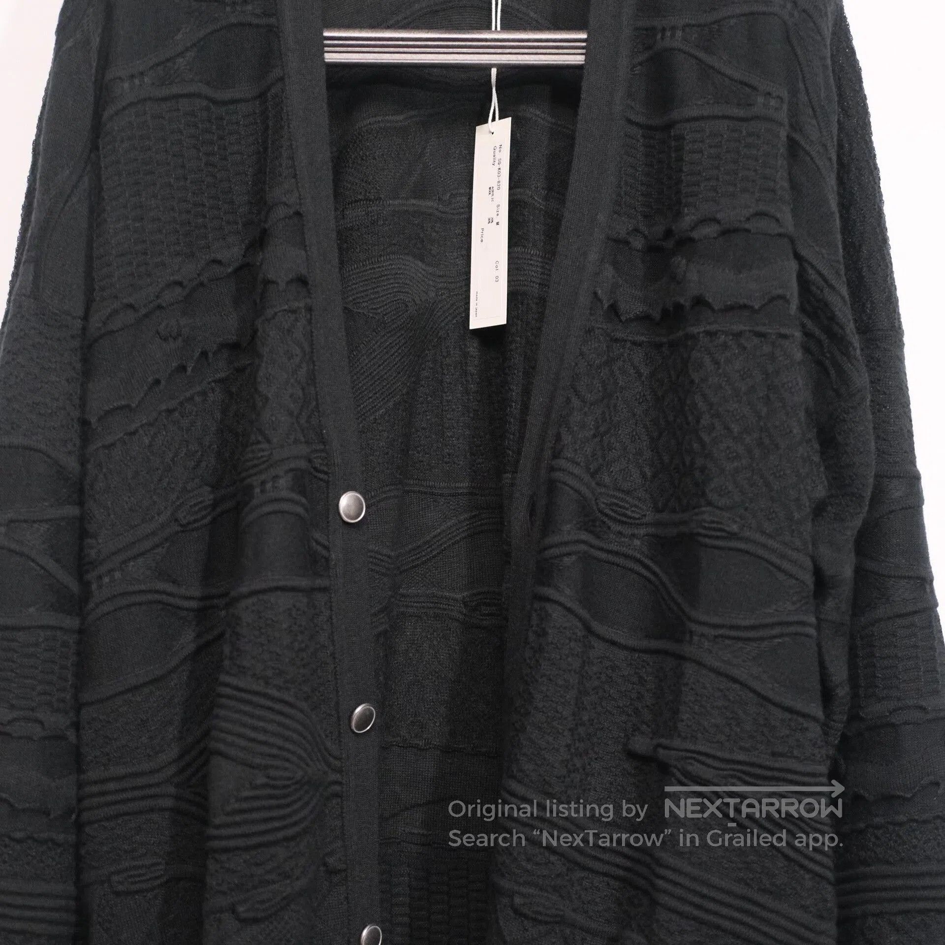 Sulvam Sulvam Silver Buckle Sweater for Men. Size US M / EU 48-50 / 2 - 3 Thumbnail