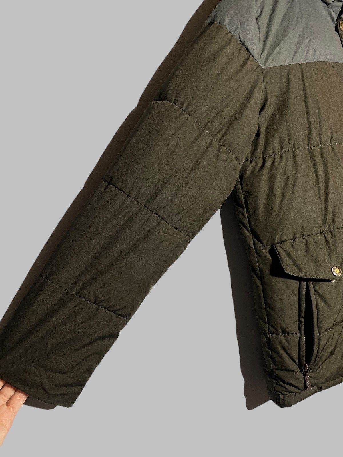 Barbour 🔥 BARBOUR CROMER PUFFER JACKET MILITARY GREEN FIBREDOWN Size US M / EU 48-50 / 2 - 15 Thumbnail