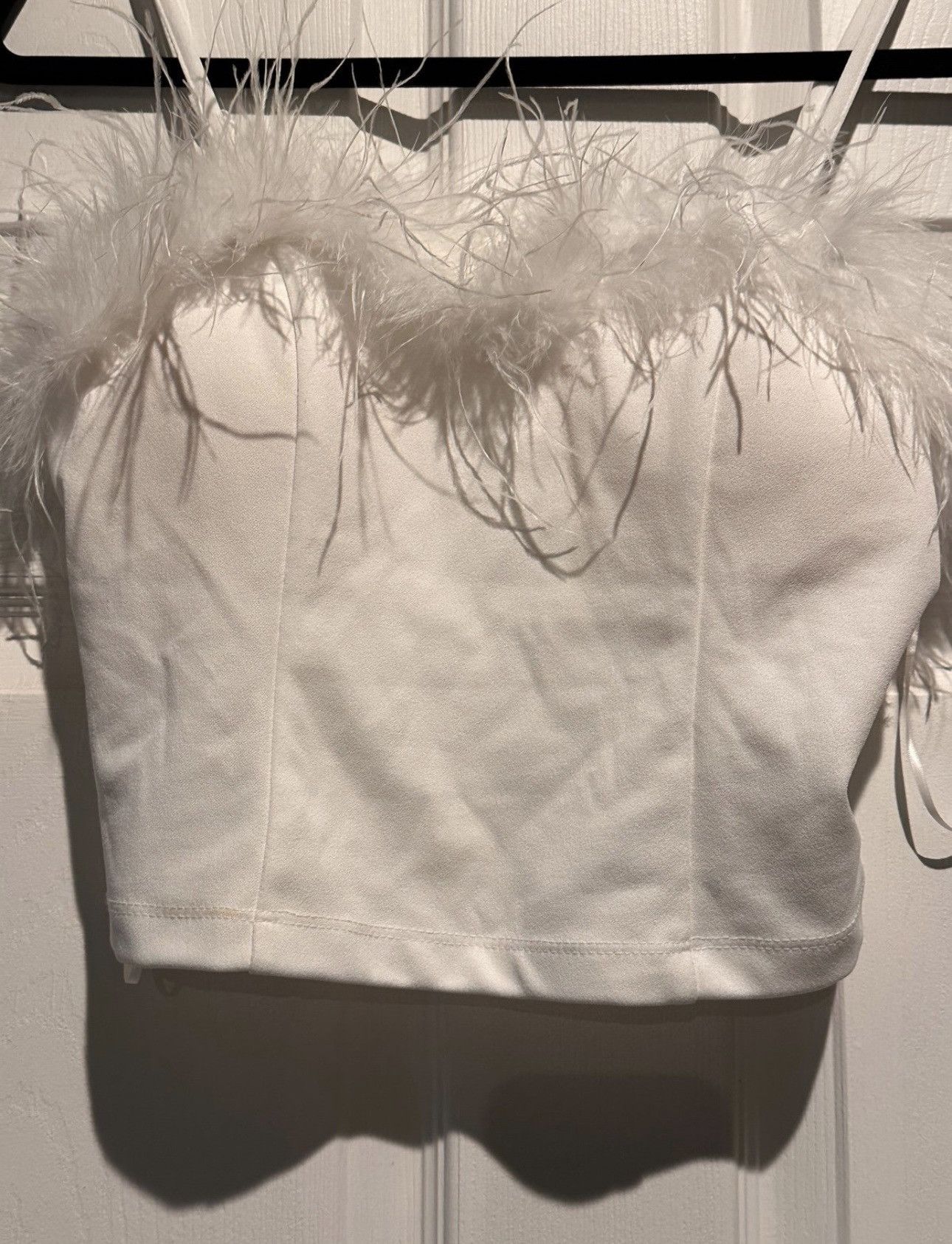 Other Honey & Sparkle Feather Trim Pull-On Corset Top Size M / US 6-8 / IT 42-44 - 1 Thumbnail
