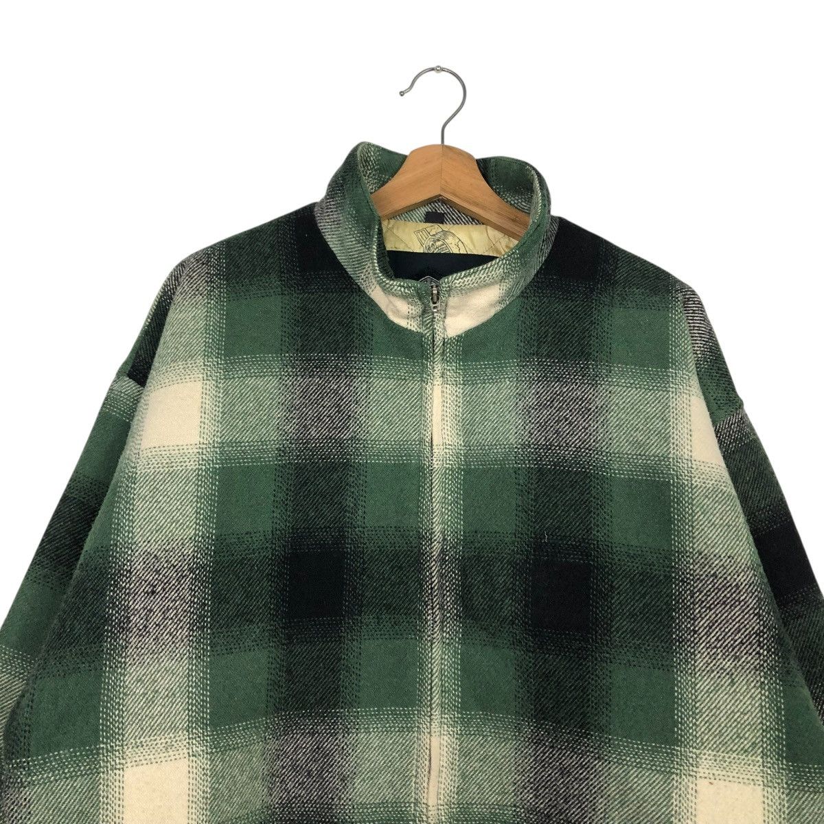 Japanese Brand 🔥VINTAGE WOOL ZIPPER JACKET SNOWBOARDS SIMS TARTAN DESIGN Size US S / EU 44-46 / 1 - 5 Thumbnail