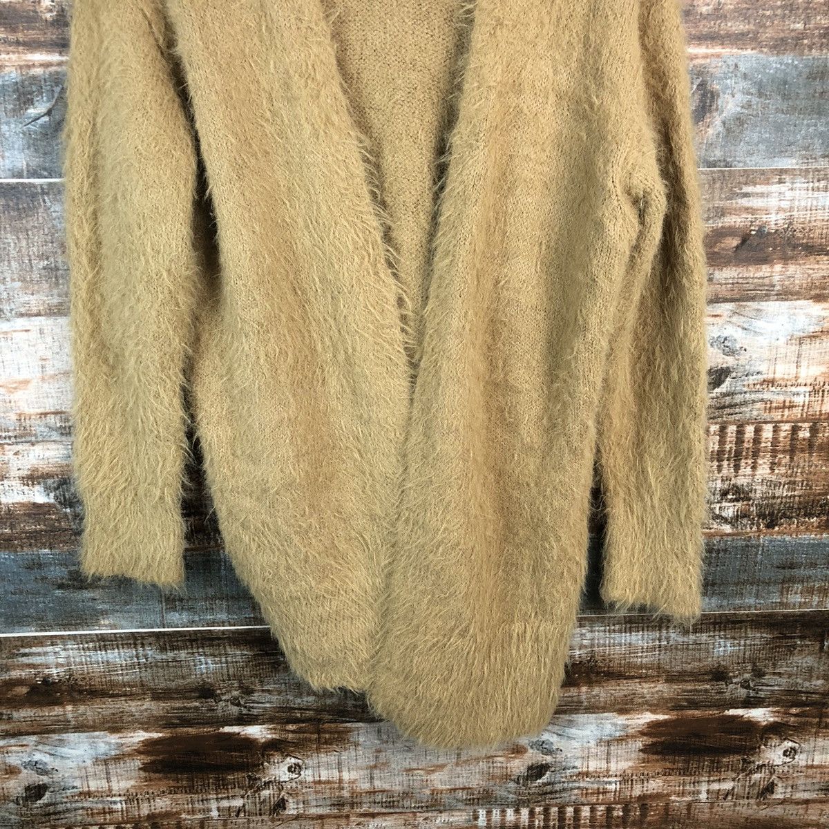 LOWRYS FARM Lowrys Farm Brown Cardigan mohair fur shaggy Knitwear #A1317 Size M / US 6-8 / IT 42-44 - 6 Thumbnail