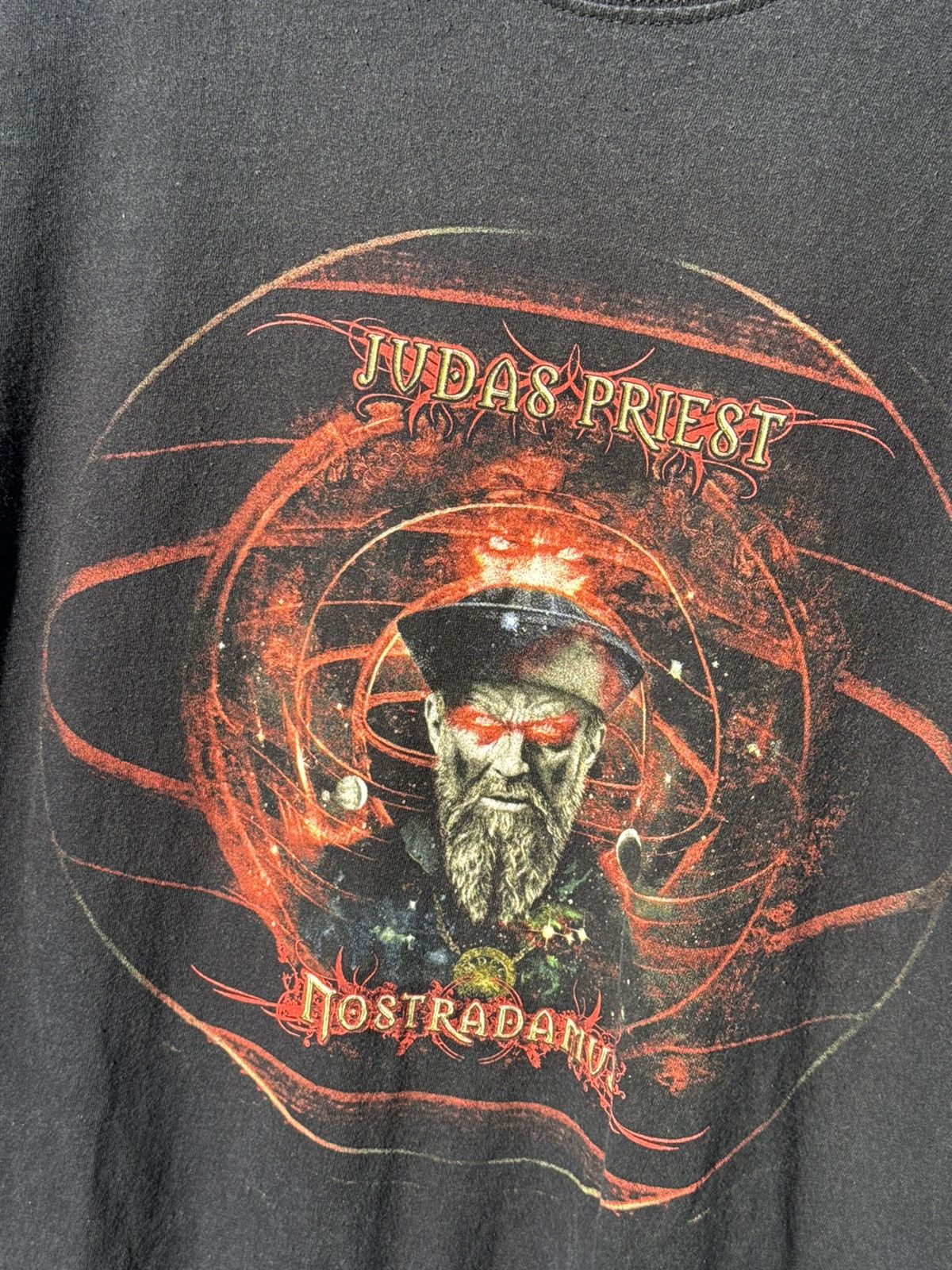 Band Tees × Fruit Of The Loom Vintage 2008 Judas Priest World Tour Nostradamus Size US L / EU 52-54 / 3 - 2 Thumbnail
