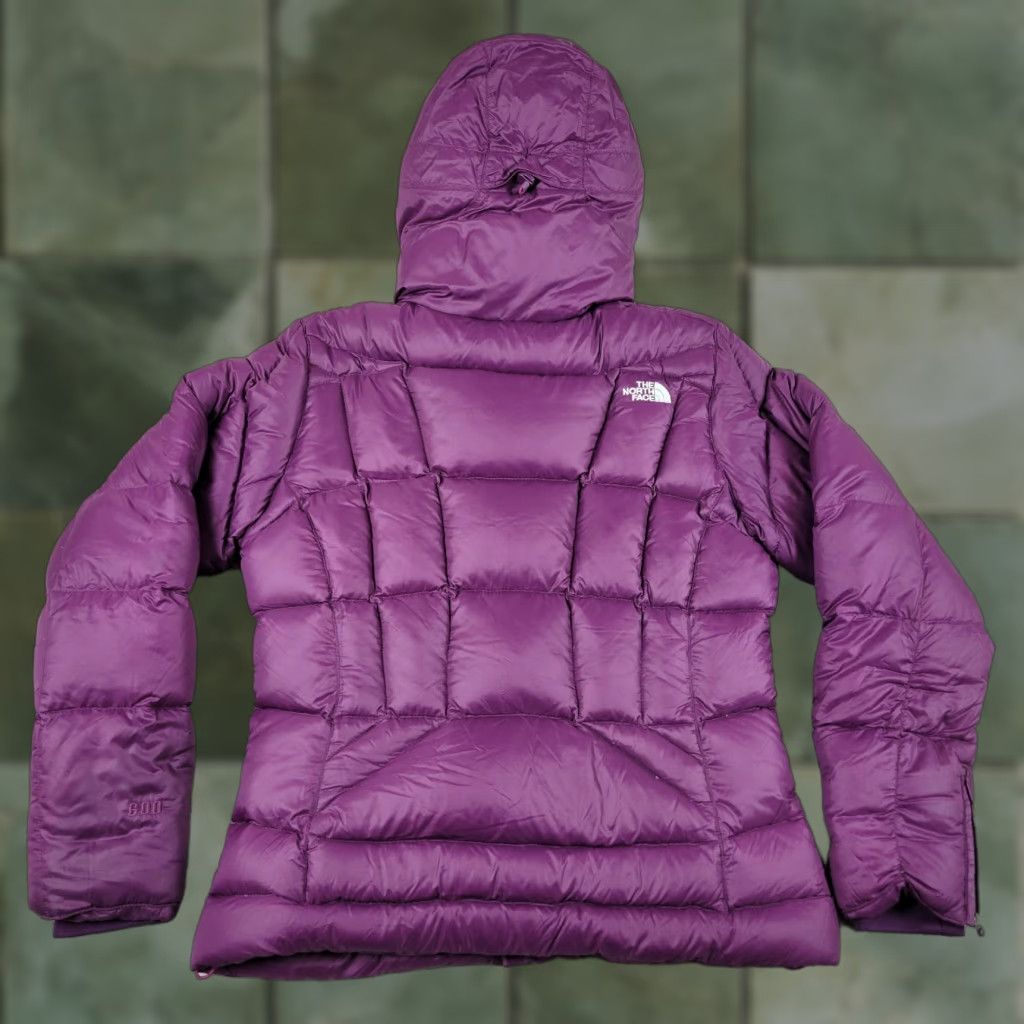 The North Face The North Face Down Puffer Jacket Women M Purple Full Zip Hooded Quilted Snow Jacket Size M / US 6-8 / IT 42-44 - 1 Thumbnail