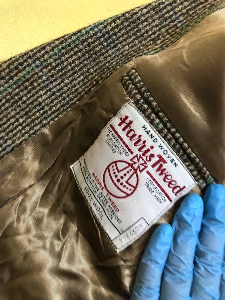 Harris Tweed Kingdum Meakers Piccadilly Harris Tweed Blazer Vintage 1960s Size US L / EU 52-54 / 3 - 12 Thumbnail