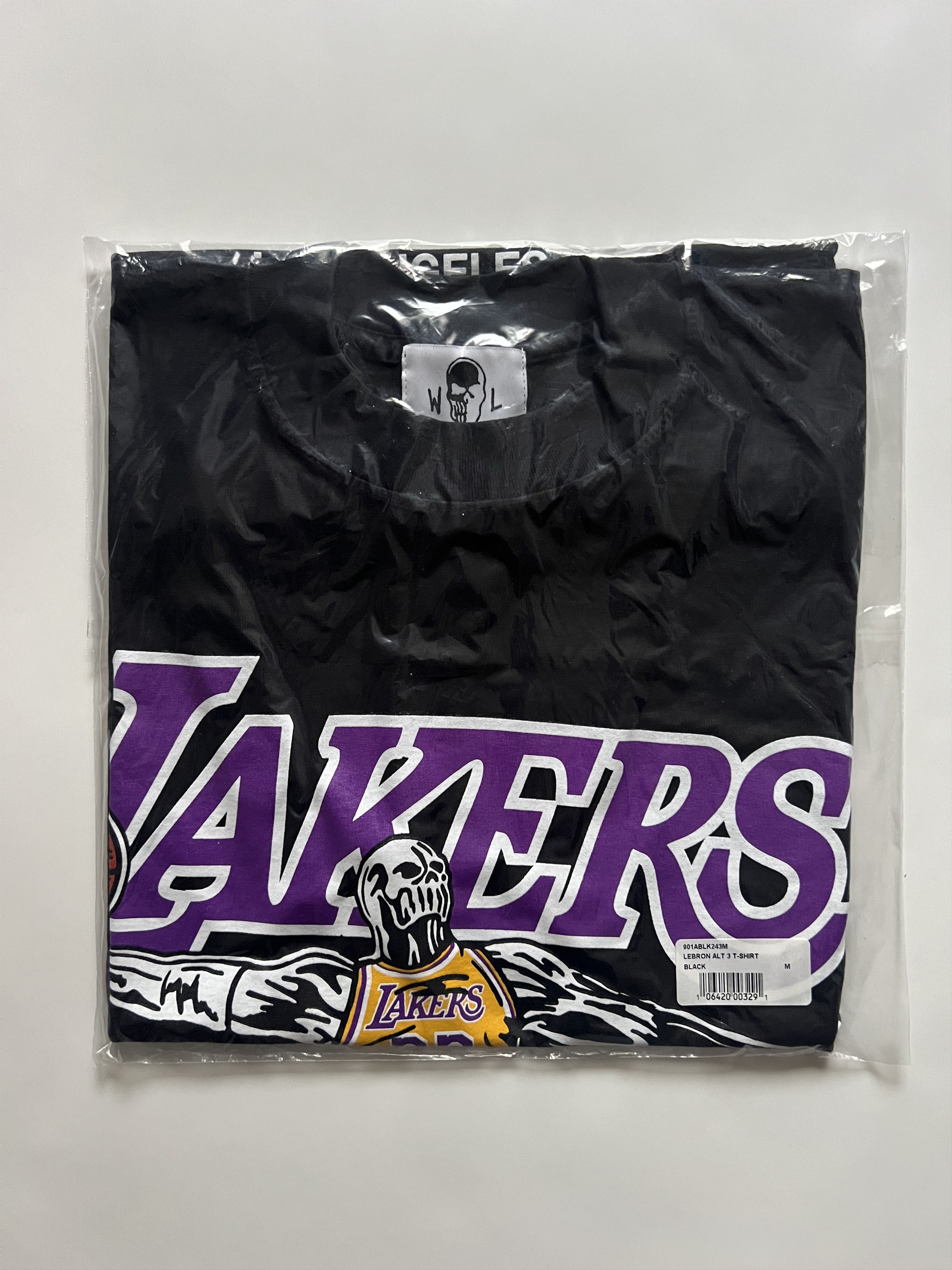 NBA × Warren Lotas Authentic Warren Lotas Lebron James Alt 3 T-Shirt Black RARE Size US M / EU 48-50 / 2 - 1 Thumbnail