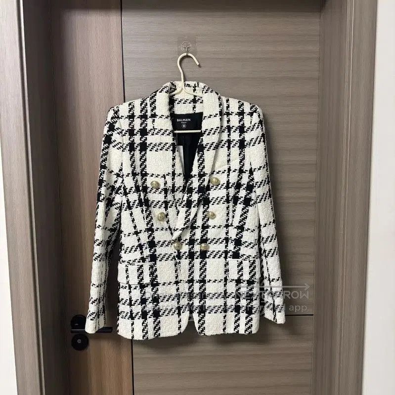Balmain Balmain Multi-Color Wool Blend Women's Jacket . Size L / US 10 / IT 46 - 1 Thumbnail
