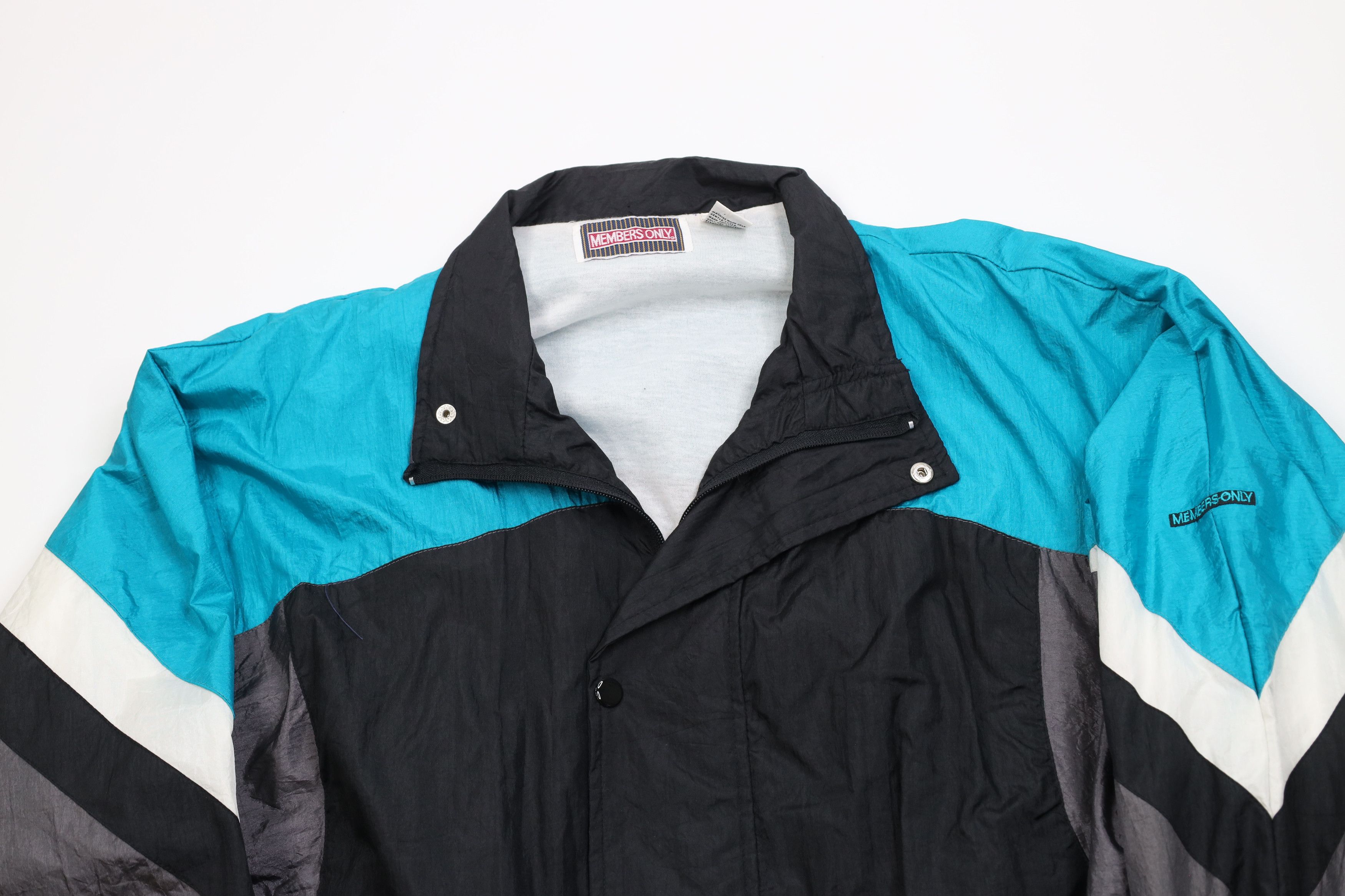 Members Only Vintage 90s Members Only 2 Piece Windbreaker Track Suit Size US XL / EU 56 / 4 - 4 Thumbnail