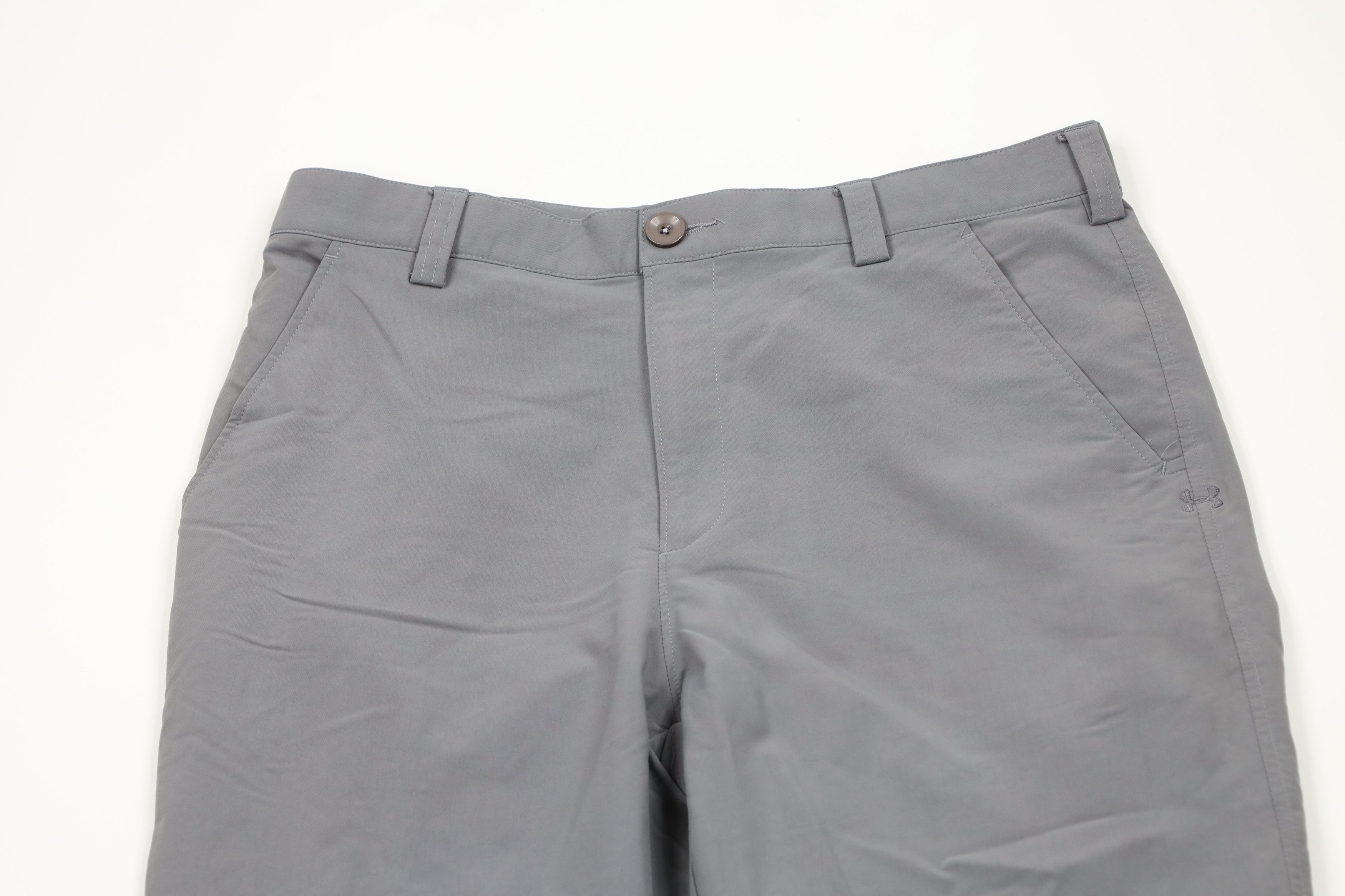 Under Armour × Vintage Under Armour Flat Front Tech Wide Leg Golfing Chino Pants Size US 34 / EU 50 - 2 Thumbnail