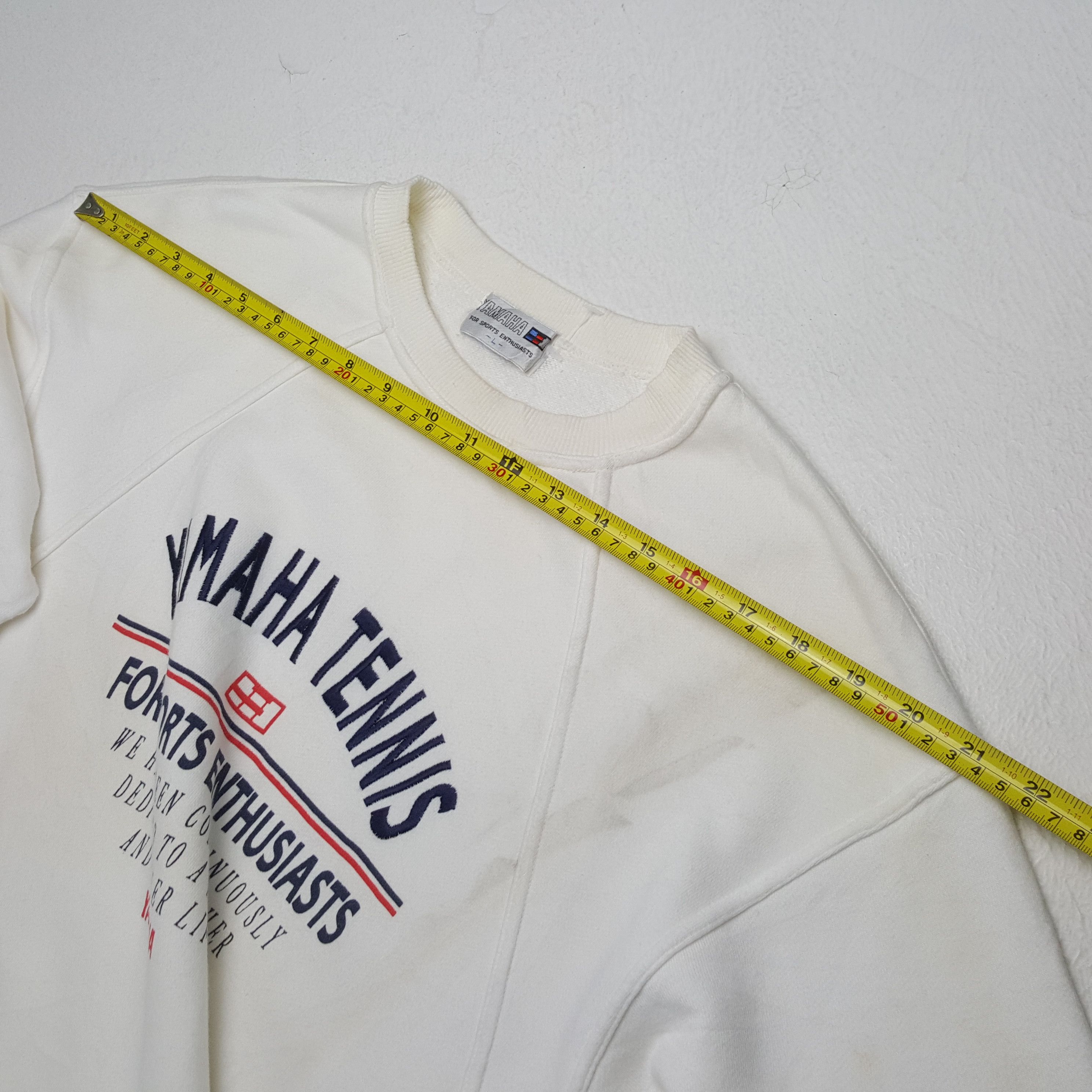 Vintage × Yamaha YAMAHA TENNIS Japanese Brand Center Design Sweatshirt Size US M / EU 48-50 / 2 - 4 Thumbnail