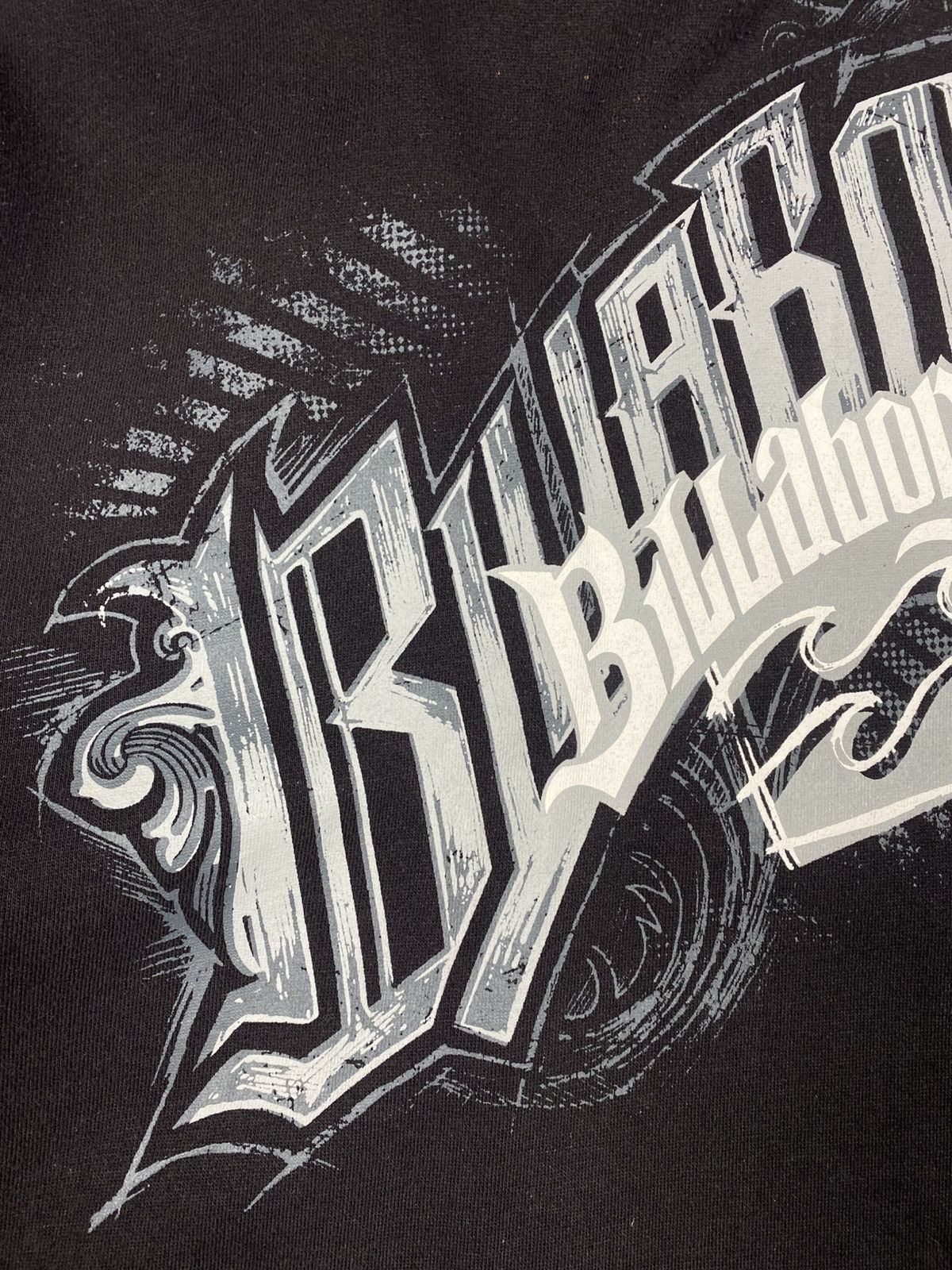 Billabong Billabong Faded Black Graphic Hoodie Y2K Streetwear Surf Size US XL / EU 56 / 4 - 7 Thumbnail