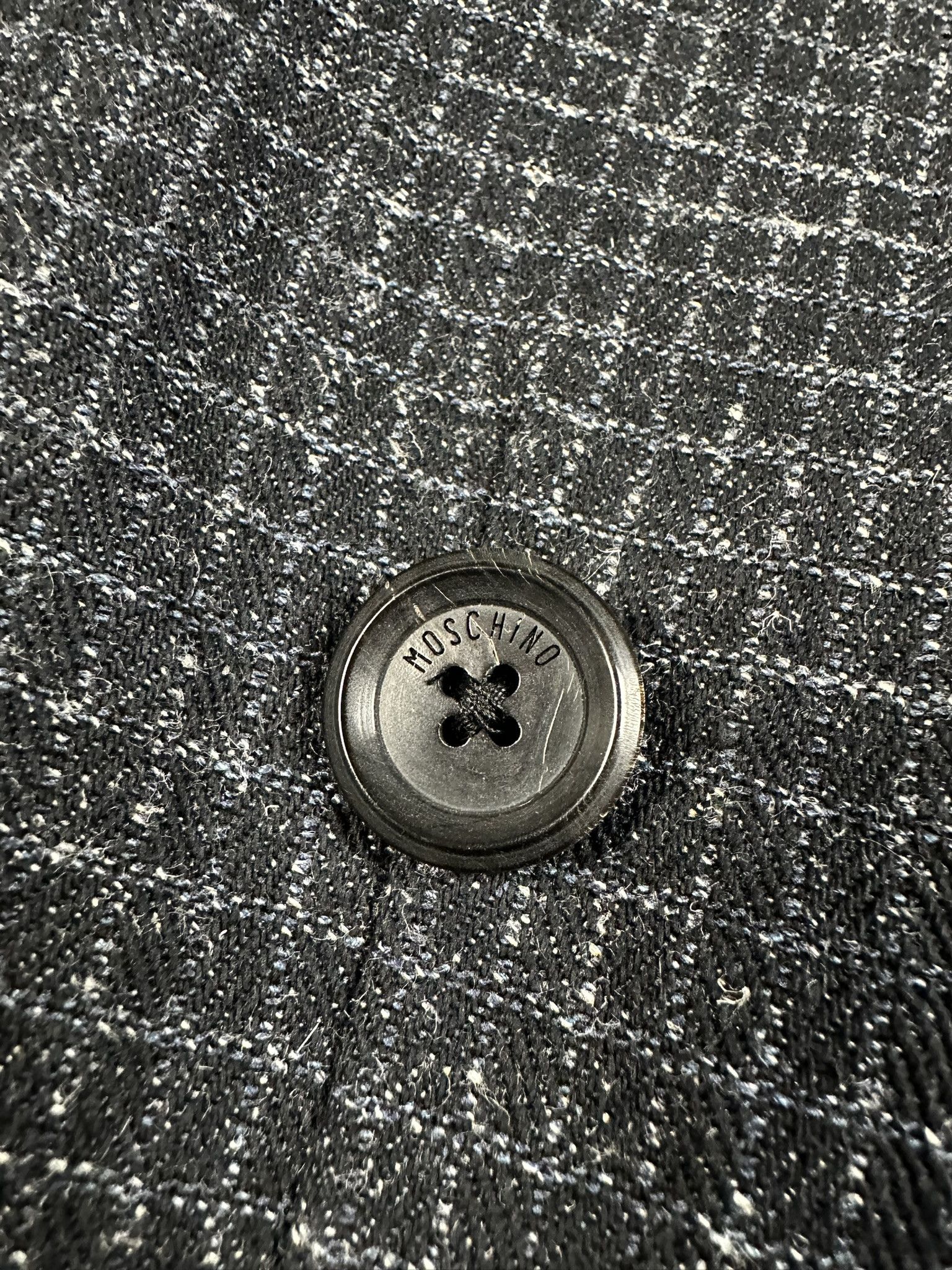Moschino Moschino Couture Double-Breasted Wool Blazer Size 50R - 7 Thumbnail