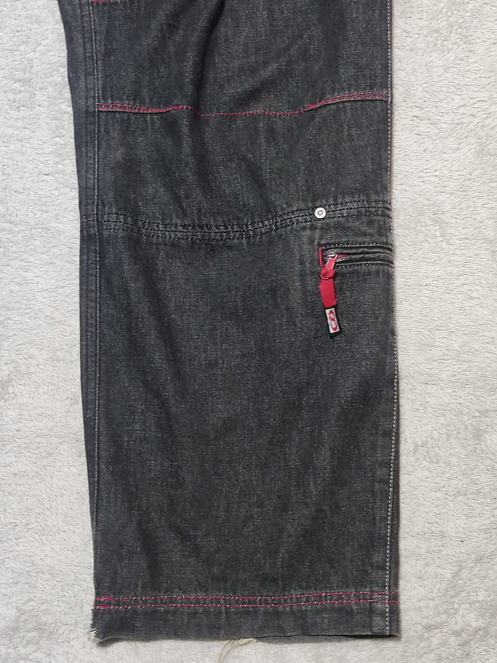 Japanese Brand 2000s Vintage Transer Hip Hop Culture Jnco Baggy Jeans Size US 34 / EU 50 - 8 Thumbnail