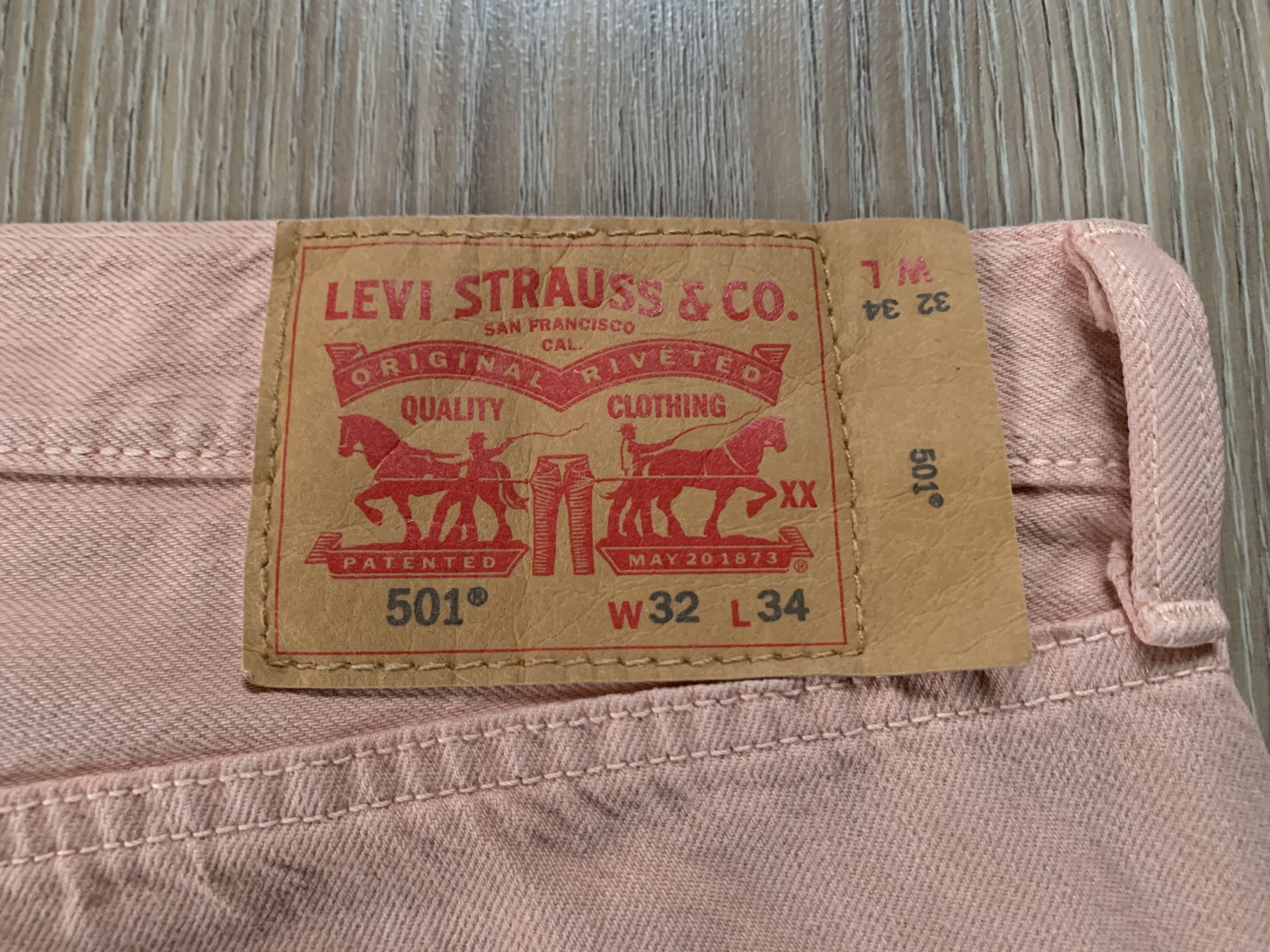 Levi's × Levi's Vintage Clothing Levi's 501 Coral Button Fly Denim Jeans Size US 32 / EU 48 - 6 Thumbnail