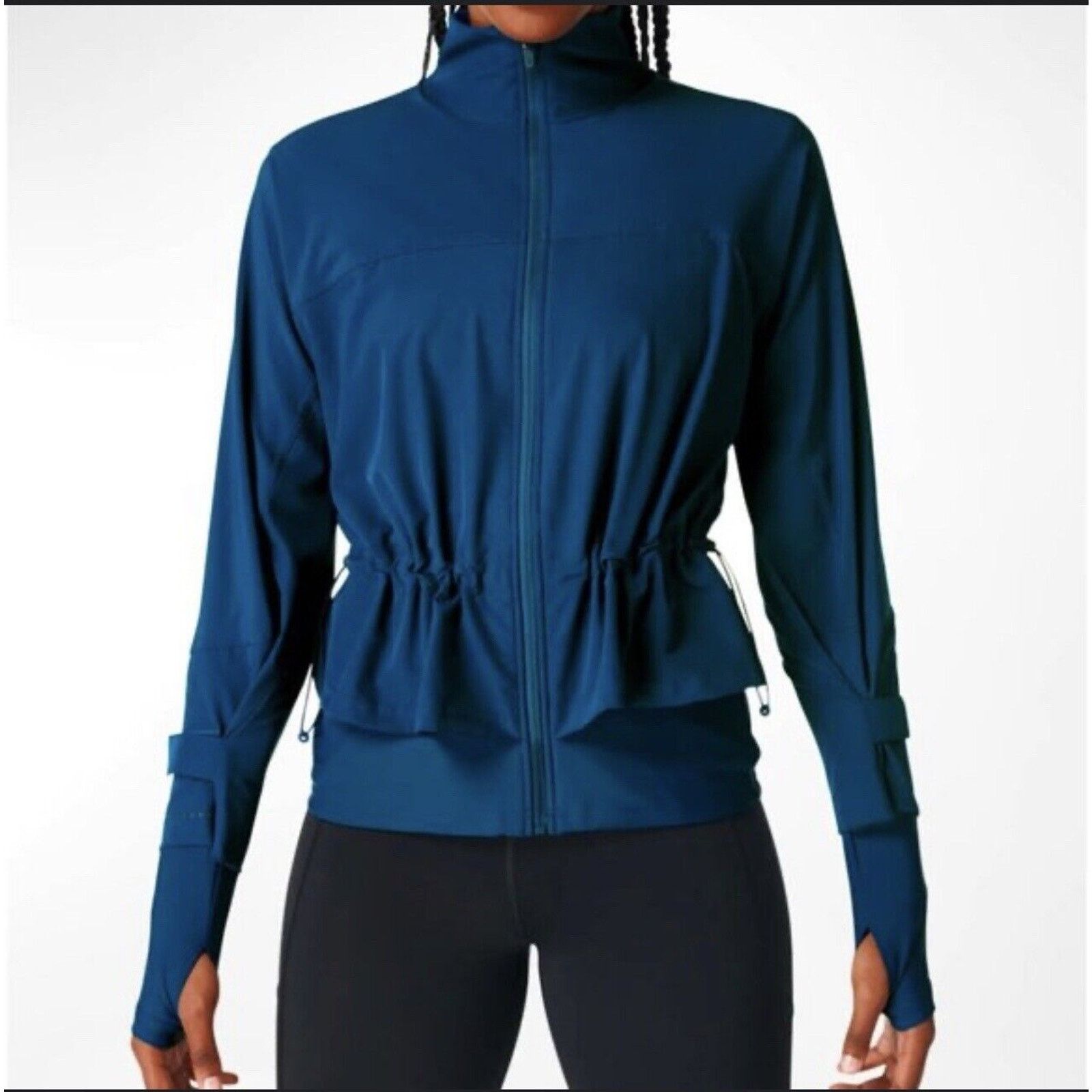 Sweaty Betty Sweaty Betty Fast Track Jacket Midnight Layered Running Size S / US 4 / IT 40 - 1 Thumbnail