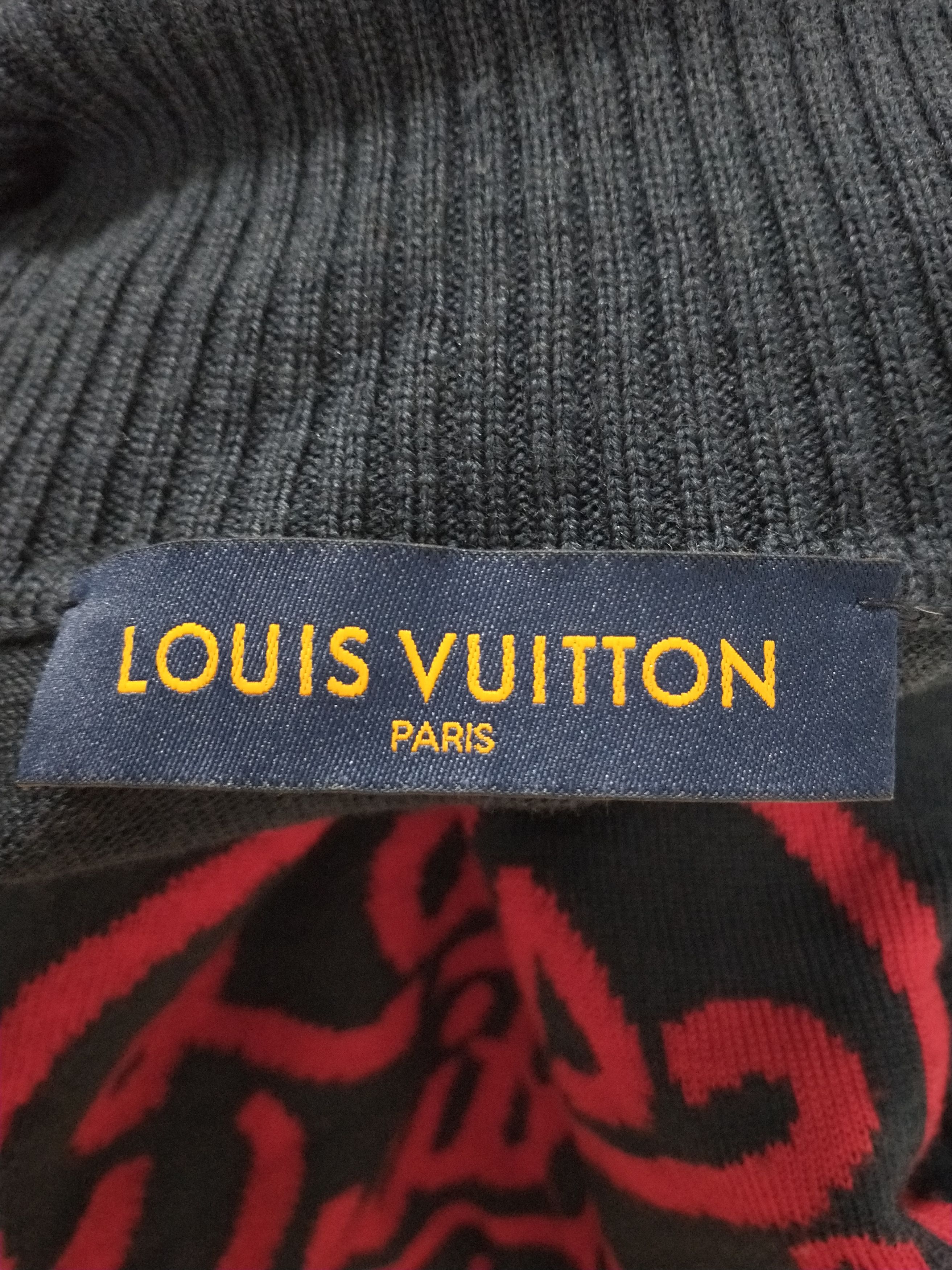 Louis Vuitton × Nigo Intarsia Heart Turtle Neck Sweater Size US M / EU 48-50 / 2 - 4 Thumbnail