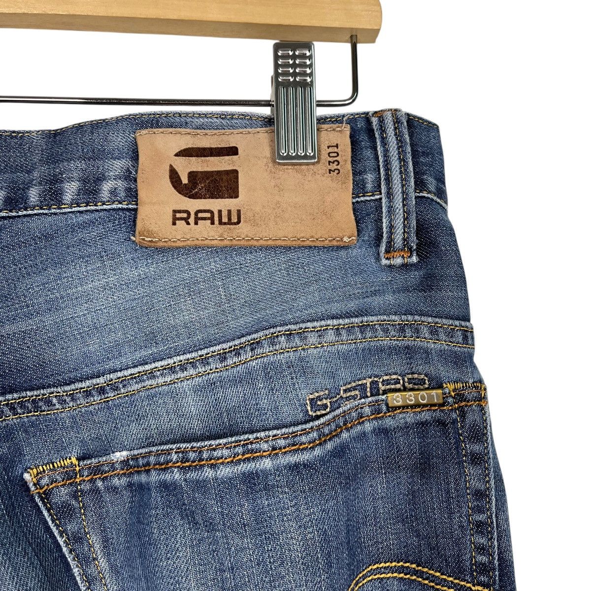 G-Star Vintage G Star Raw Denim Jeans Size US 32 / EU 48 - 17 Thumbnail