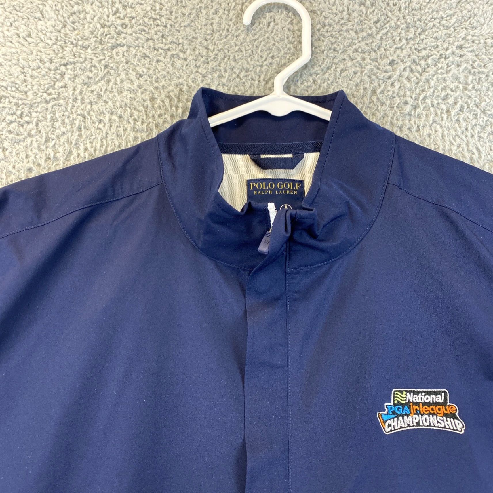 Polo Ralph Lauren VINTAGE Polo Ralph Lauren Water Repellent Windbreaker Jacket Men XL White, Big & Tall, Full Zip, Windbreaker, Polo Ralph Lauren, 84-7 Size US XL / EU 56 / 4 - 4 Thumbnail