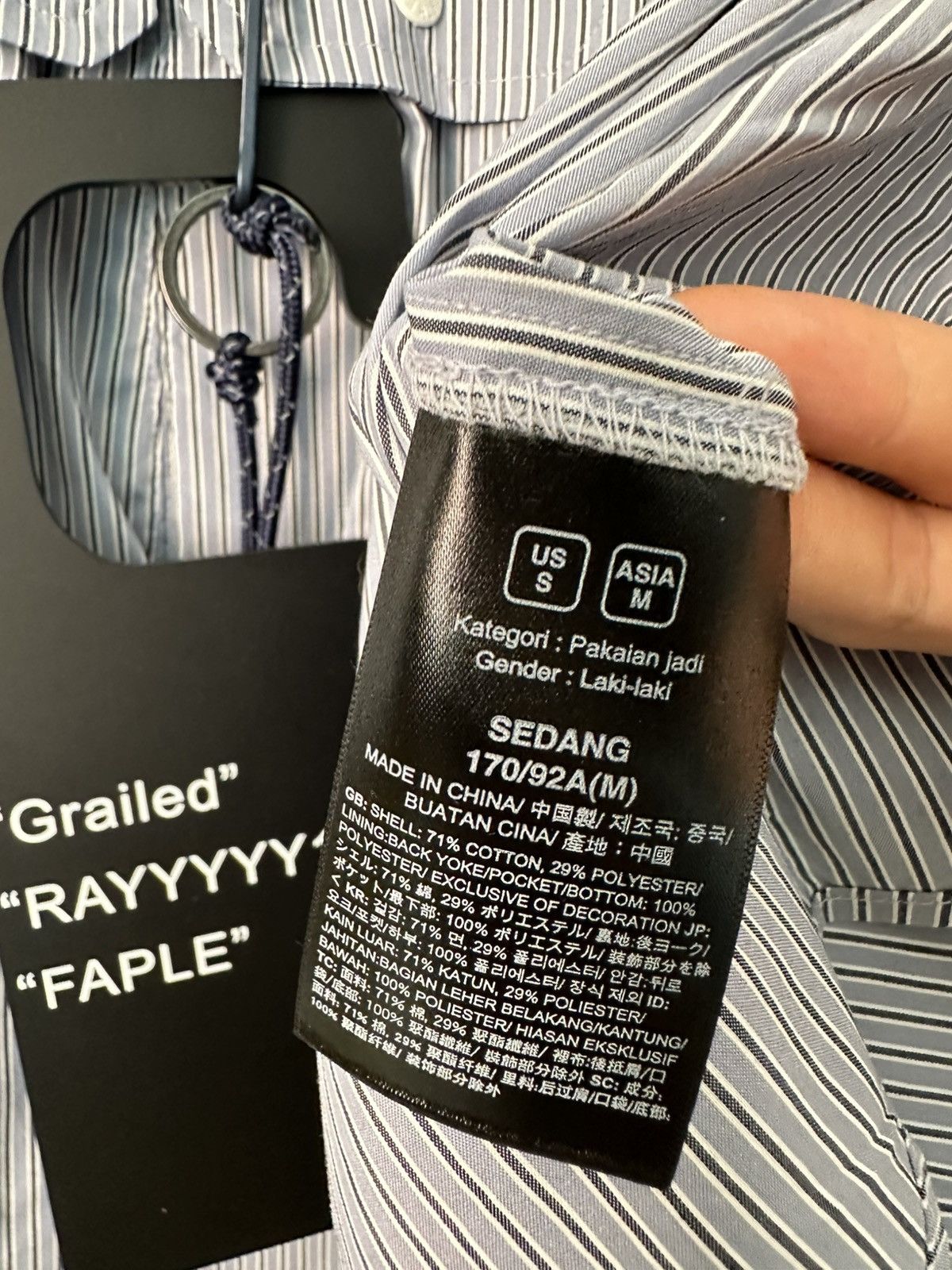 Kazuki Kuraishi × The North Face Urban Exploration KK LS STRIPE SHIRT Size US M / EU 48-50 / 2 - 21 Thumbnail