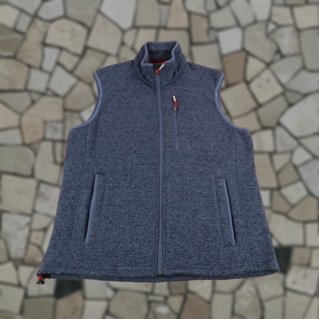 Orvis Orvis Vest Mens Medium Blue Lightweight Fleece Brushed Full Zip Up Sweater R65 Size US M / EU 48-50 / 2 - 1 Thumbnail