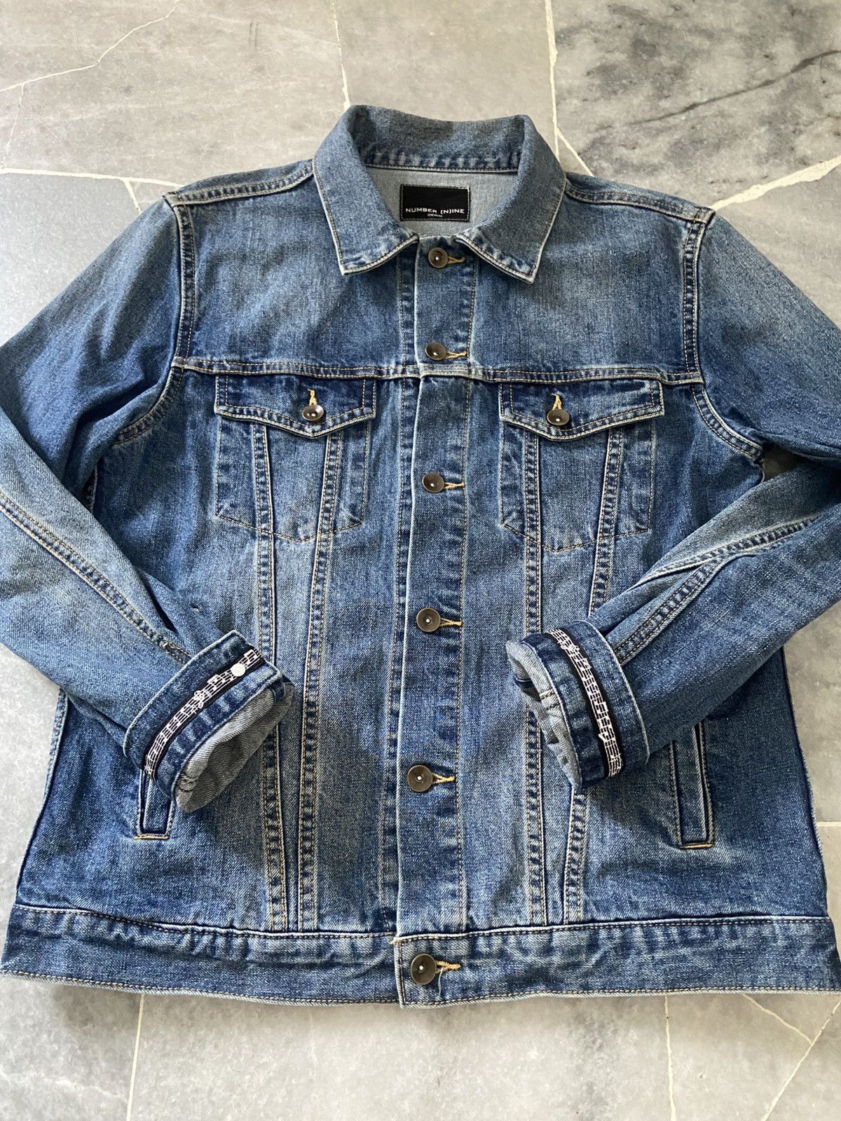 Number (N)ine Number Nine Trucker Denim Jacket Size Medium Size US M / EU 48-50 / 2 - 1 Thumbnail