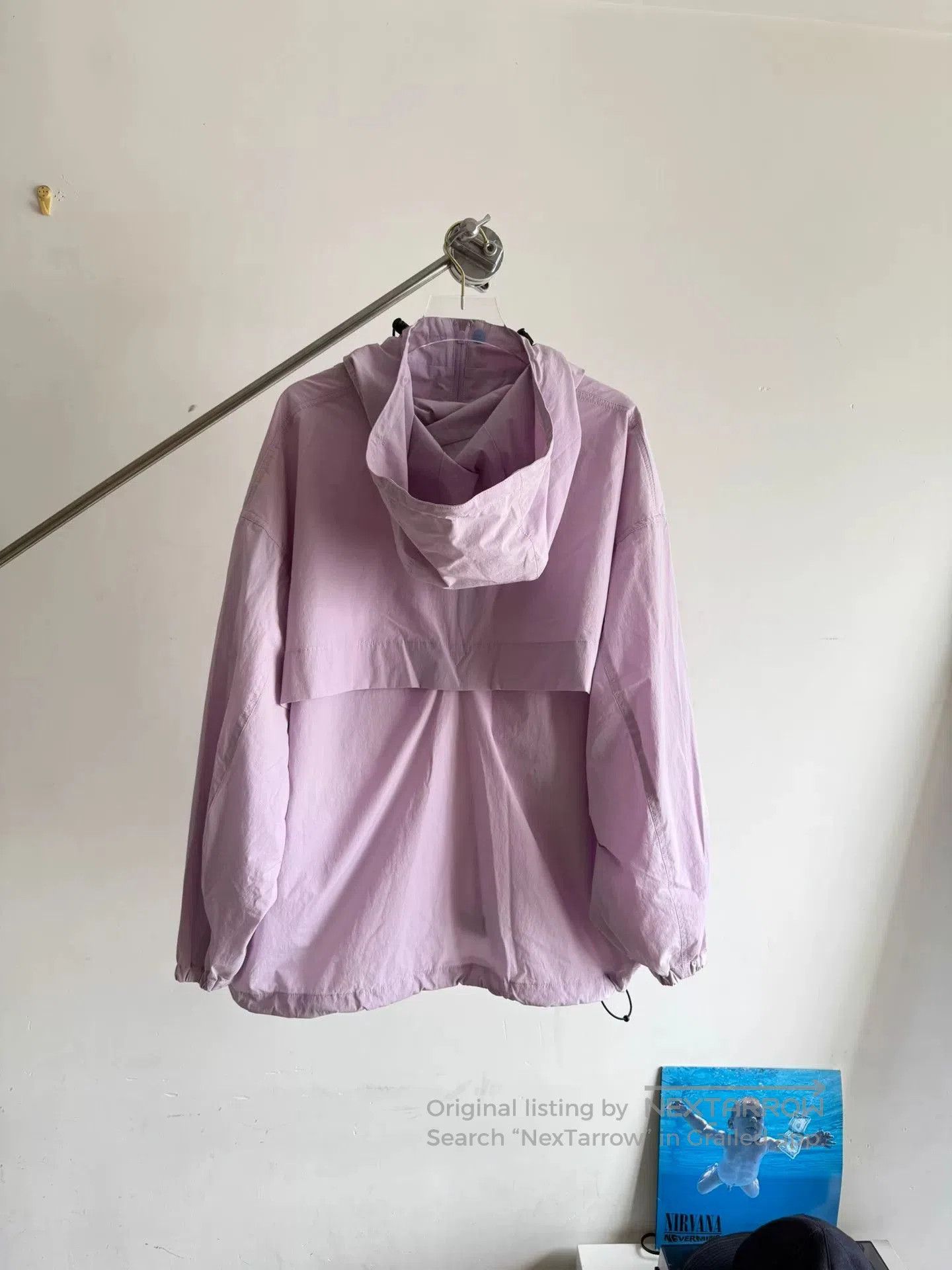 Japanese Brand SFC Light Hooded Jacket in Lilac. Size XXL / US 16-18 / IT 52-54 - 2 Thumbnail