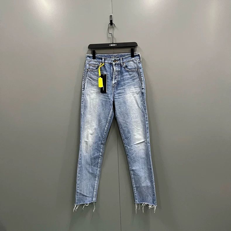 Saint Laurent Paris Saint Laurent ParisCashew Patchwork Jeans 2504-Nextarrow Size US 29 - 1 Thumbnail