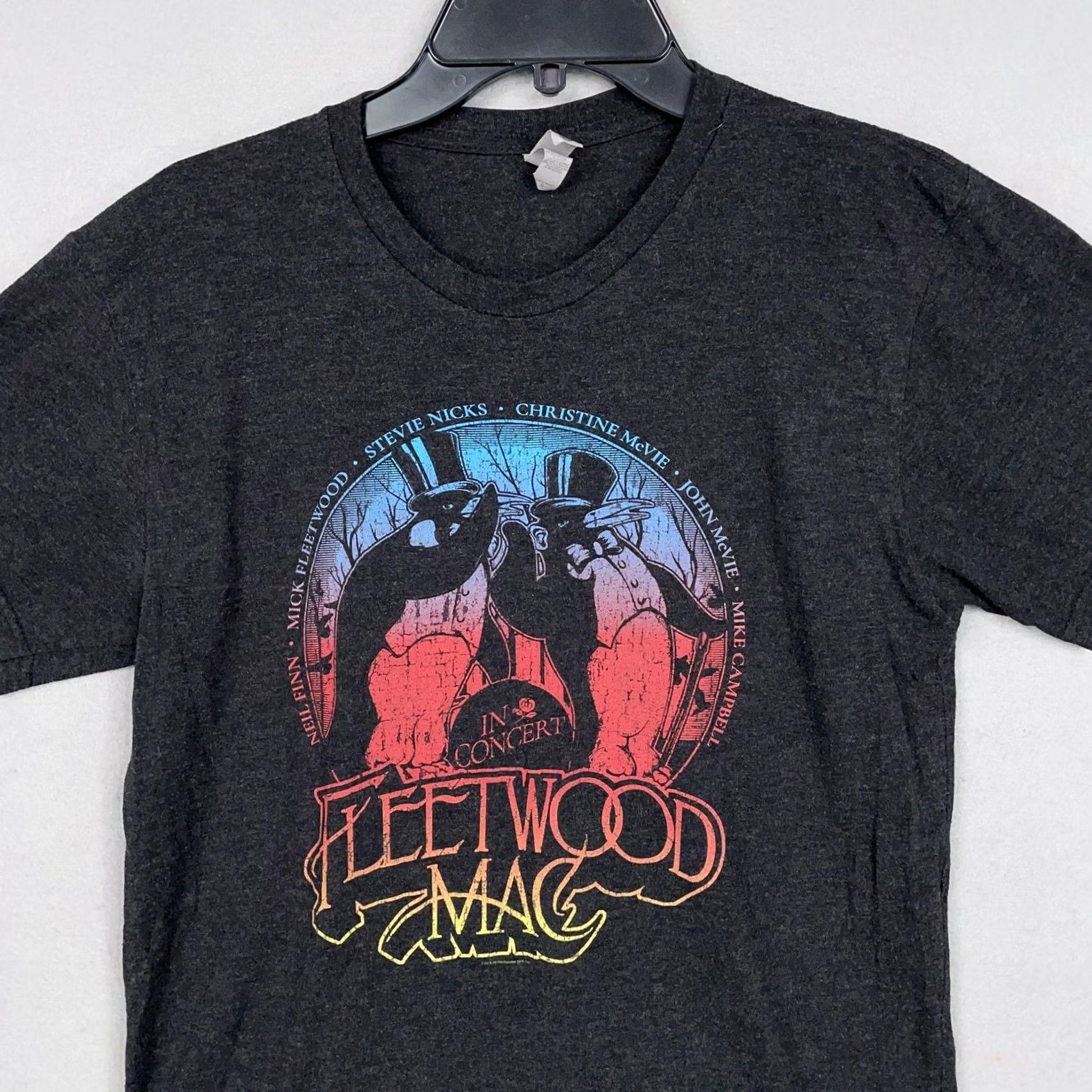 Next Level Fleetwood Mac Shirt Mens Small Black Band Tour Concert Graphic Tee Music Penguin Size US S / EU 44-46 / 1 - 2 Thumbnail