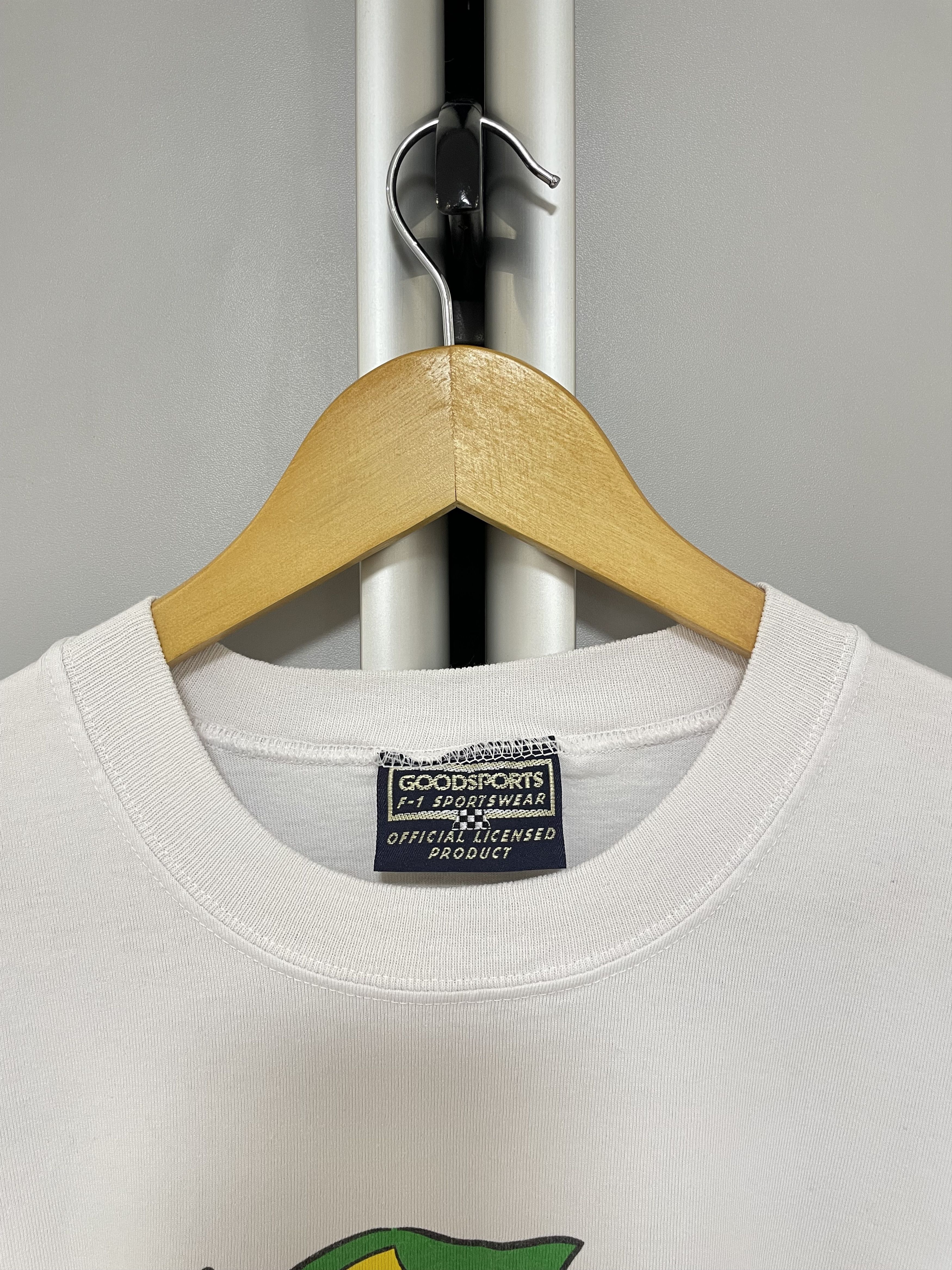 Formula 1 SENNINHA BRASIL F1 Ayrton Senna 1995 Vintage T-Shirt Tee Size US XL / EU 56 / 4 - 6 Thumbnail