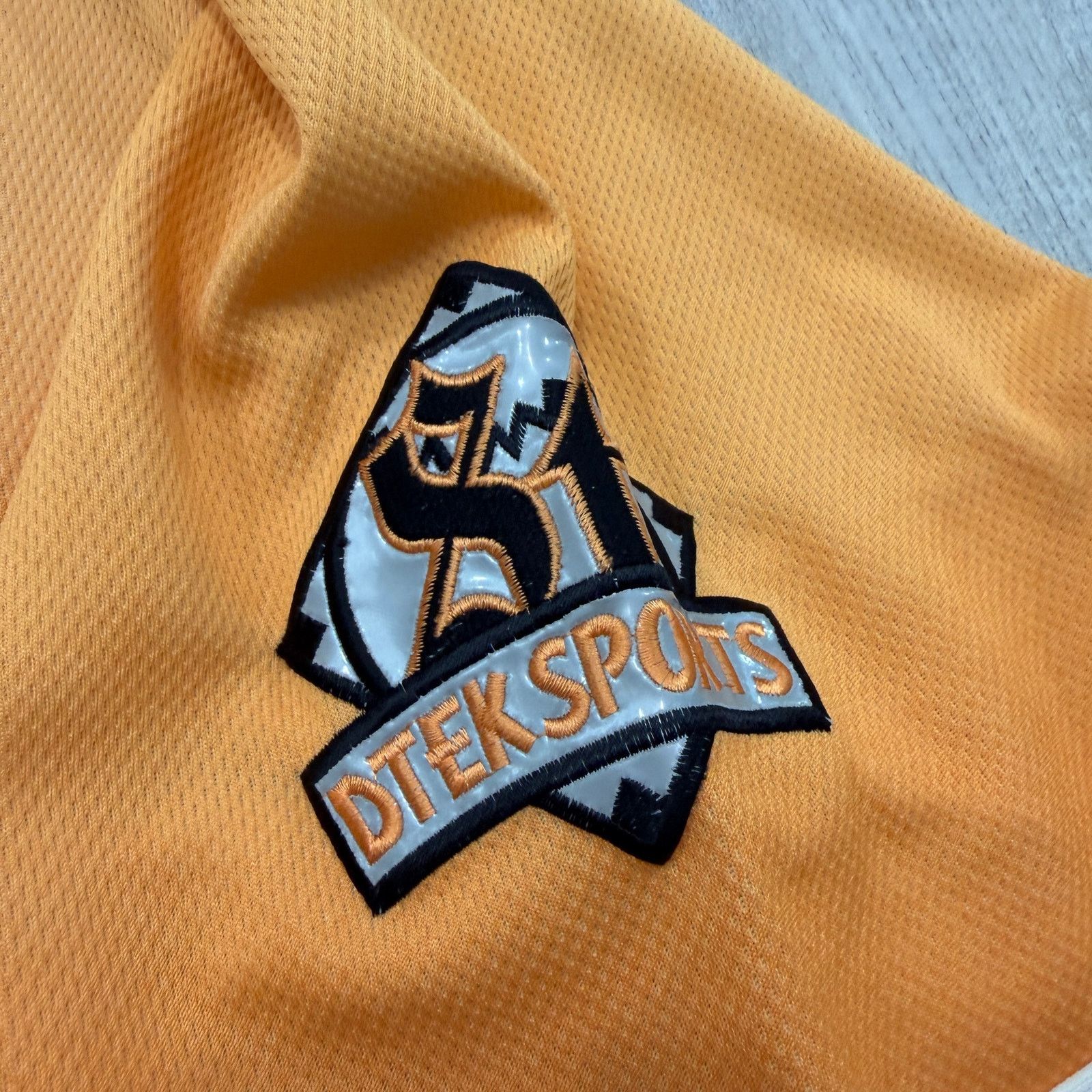 Vintage Vintage TAIGA DTEK Baseball Jersey Shirt Men's XL Orange Size US XL / EU 56 / 4 - 4 Thumbnail