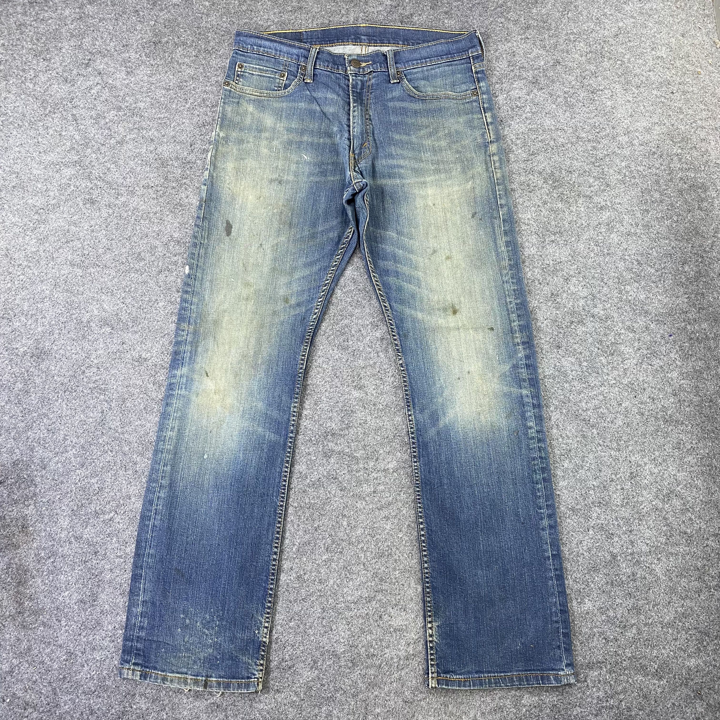 Jean × Levi's × Vintage Vintage Levis 514 Blue Wash Jeans-J1141 Size US 34 / EU 50 - 1 Thumbnail