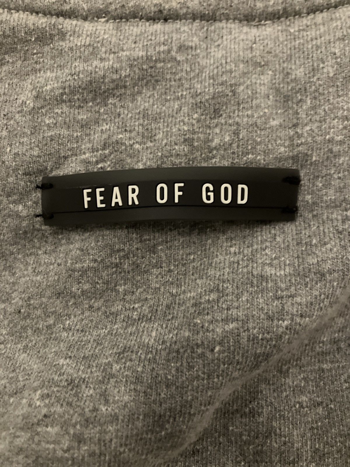 Fear of God Fear of God Sixth Collection FG Mock Neck Sweatshirt – Grey Size US XL / EU 56 / 4 - 5 Thumbnail