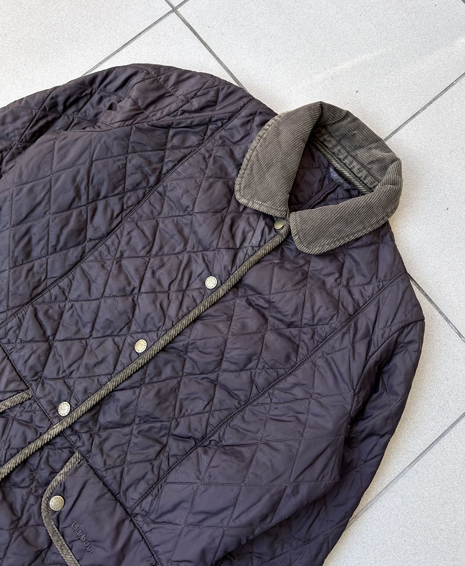 Barbour Barbour women quilted jacket brown old money Size L / US 10 / IT 46 - 3 Thumbnail