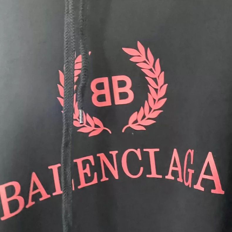Balenciaga Balenciaga Wheat ear logo black hoodie Size US S / EU 44-46 / 1 - 3 Thumbnail
