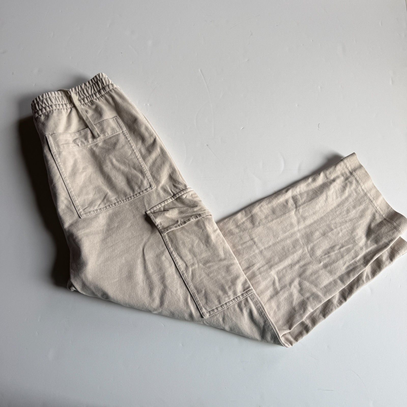 Uniqlo UNIQLO Cream Relaxed Utility Cargo Pants - Men's Medium Size US 32 / EU 48 - 1 Thumbnail