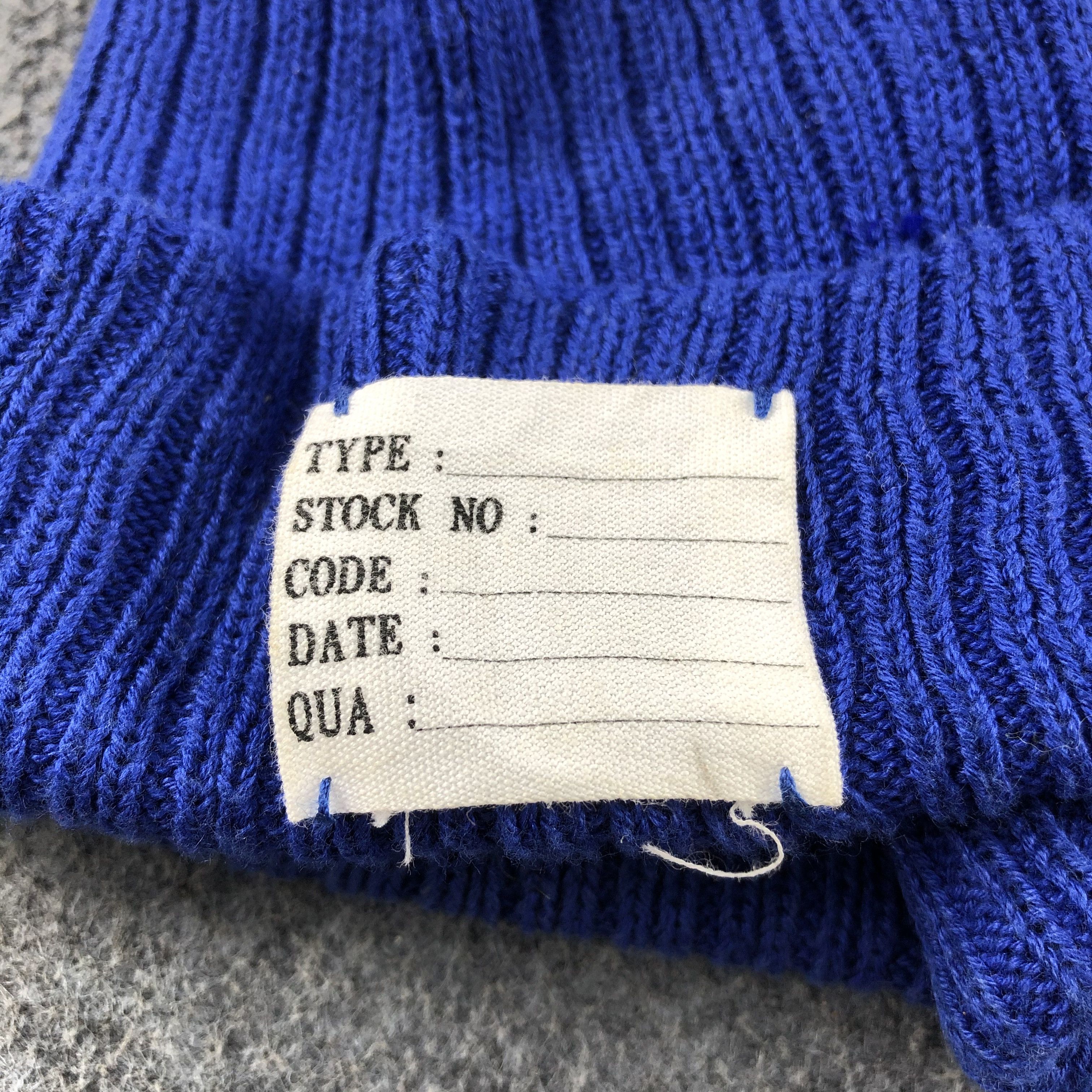 Global Work Global Work Blue Beanie Snowcap Snow Hat B463 Size ONE SIZE - 5 Thumbnail