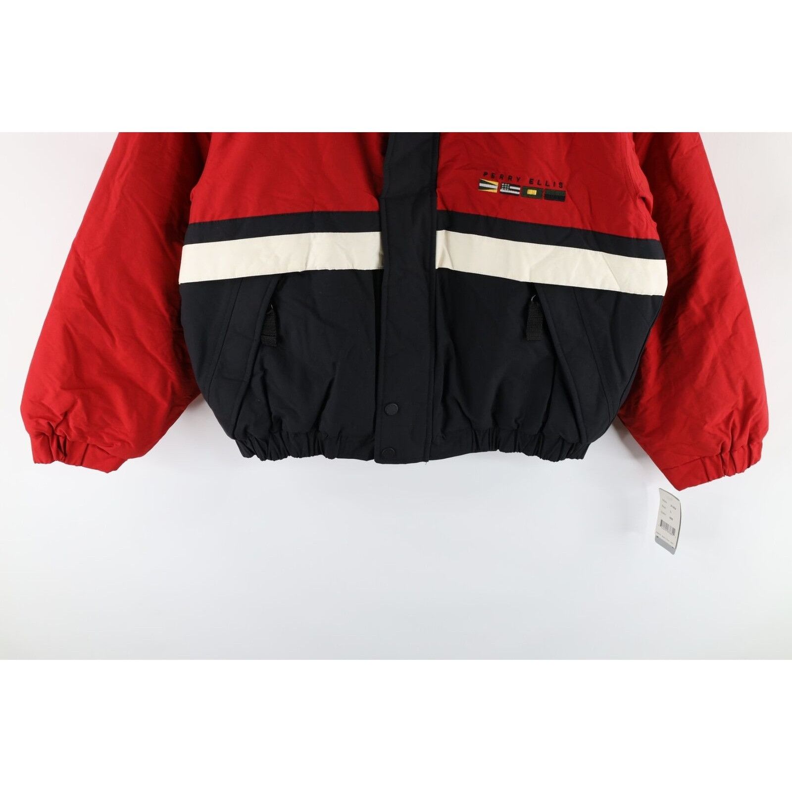 Perry Ellis × Vintage NOS Vintage 90s Perry Ellis Sailing Puffer Jacket Size US L / EU 52-54 / 3 - 3 Thumbnail