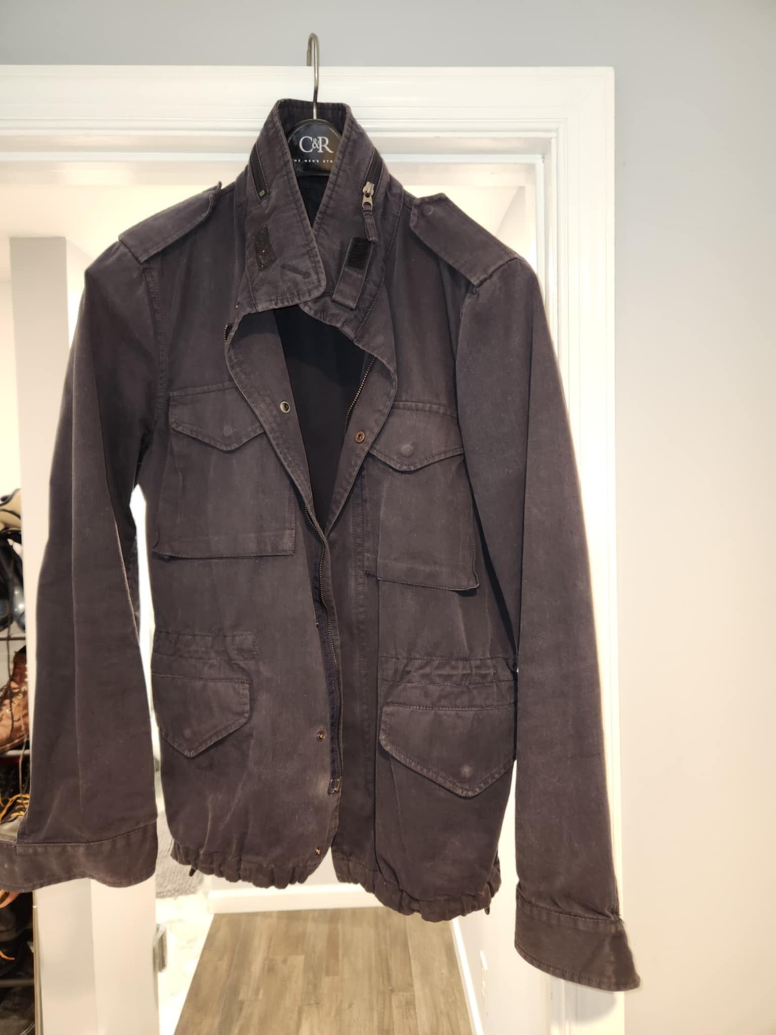Aspesi Aspesi Hooded Cotton Field Jacket Size US S / EU 44-46 / 1 - 1 Thumbnail