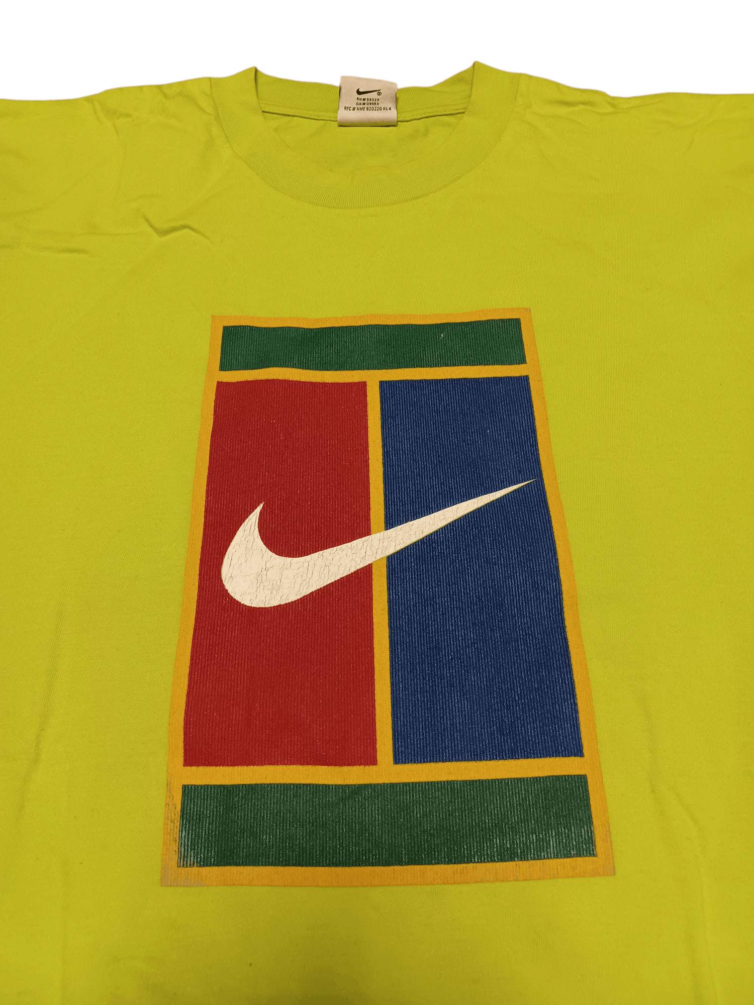 Nike NIKE COURT VINTAGE 90S MADE IN HUNGARY BIGLOGO TEE Size US L / EU 52-54 / 3 - 2 Thumbnail