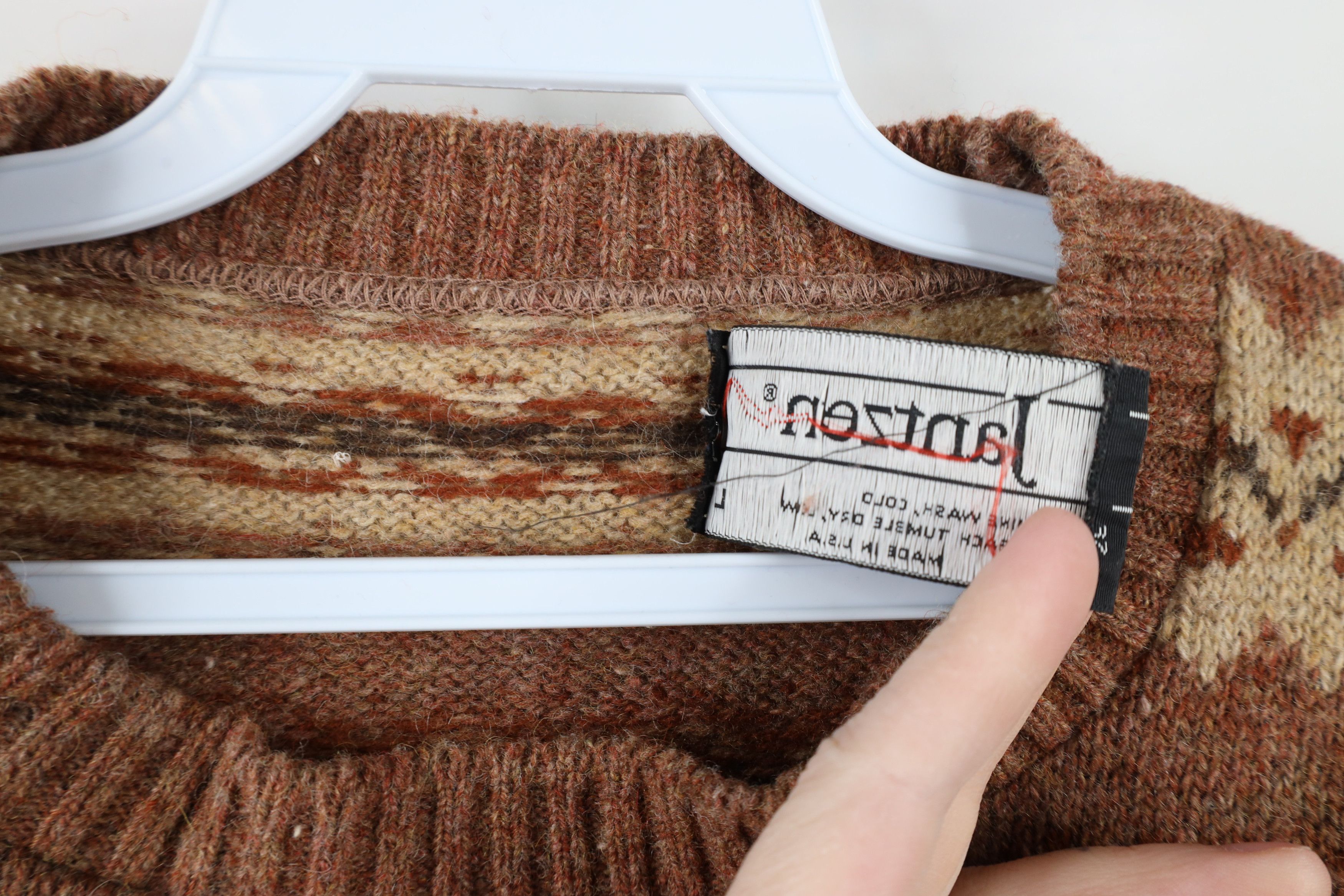 Vintage Vintage 70s Streetwear Fair Isle Knit Crewneck Sweater USA Size US L / EU 52-54 / 3 - 6 Thumbnail