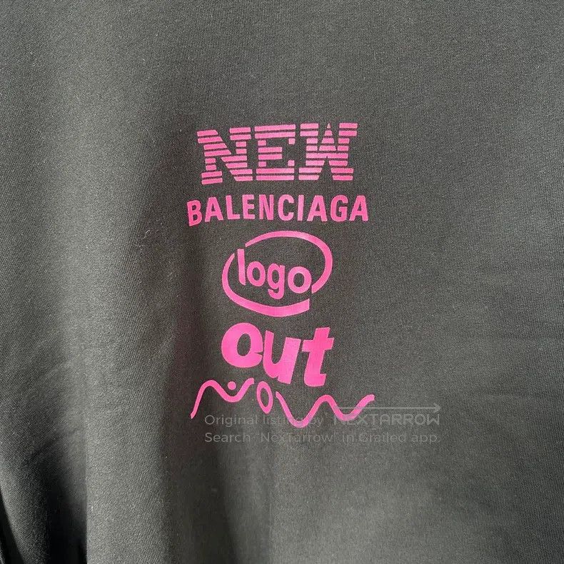 Balenciaga Balenciaga Letter printed solid color long sleeve hooded s Size M / US 6-8 / IT 42-44 - 3 Thumbnail