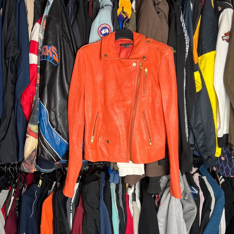Theory biker jacket Theory Elenian Juno leather lamb S Size S / US 4 / IT 40 - 1 Thumbnail