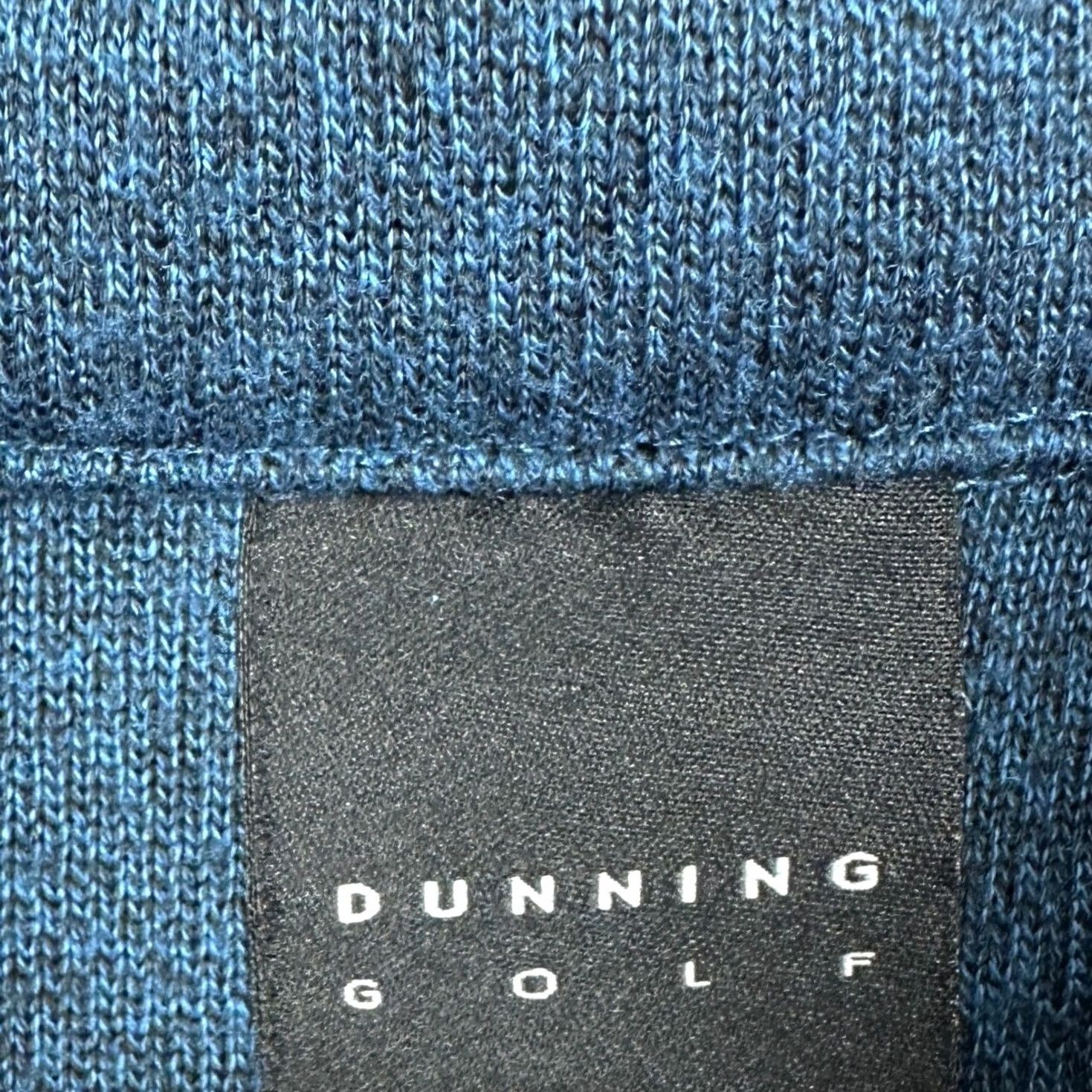 Vintage Dunning Golf Sweatshirt Men XL Blue Heather Quarter Zip Pullover Long Sleeve EUC Size US XL / EU 56 / 4 - 4 Thumbnail