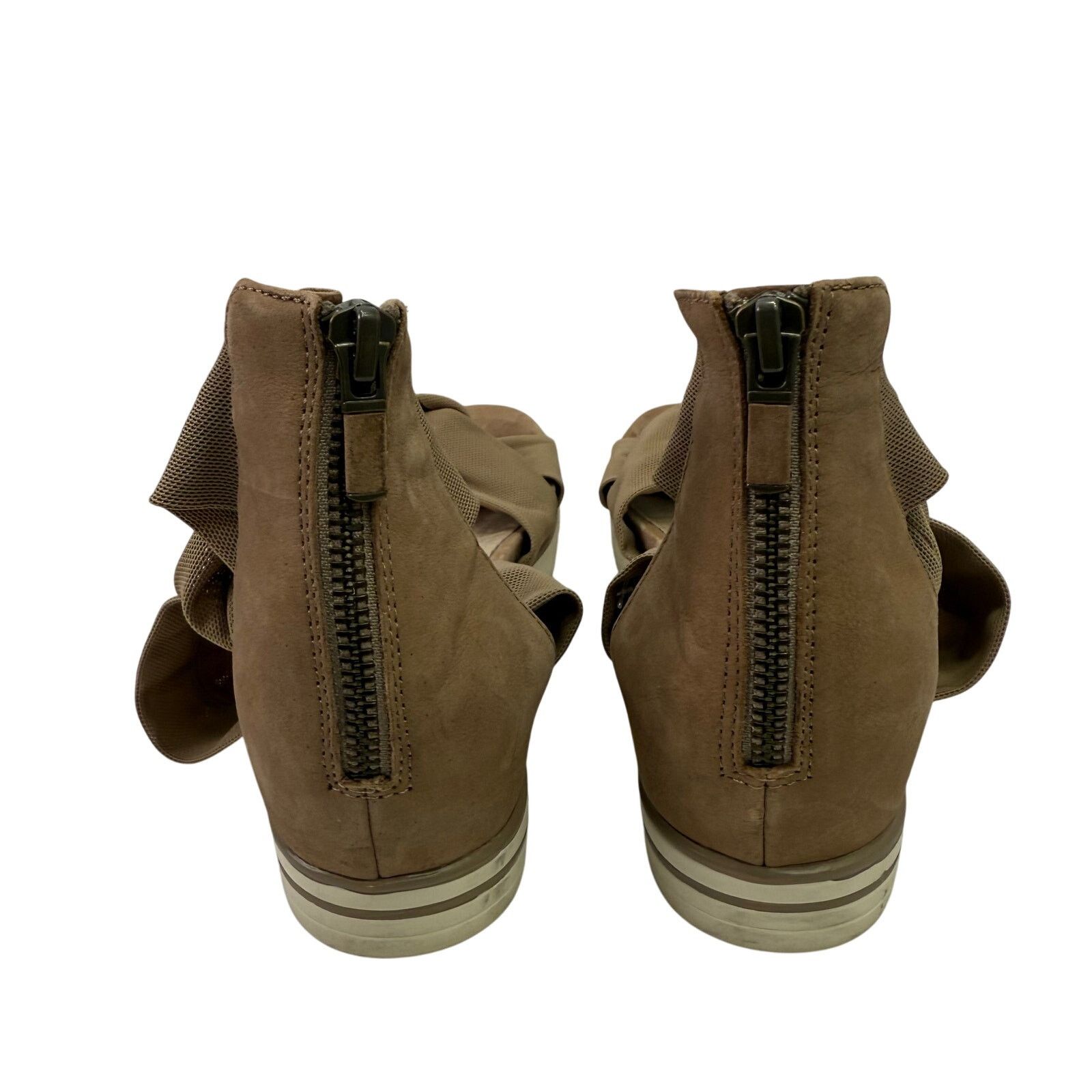 Eileen Fisher Eileen Fisher Women's Sandals sz 9 Suede Strappy Tan #25-HH Size US 9 / IT 39 - 5 Thumbnail