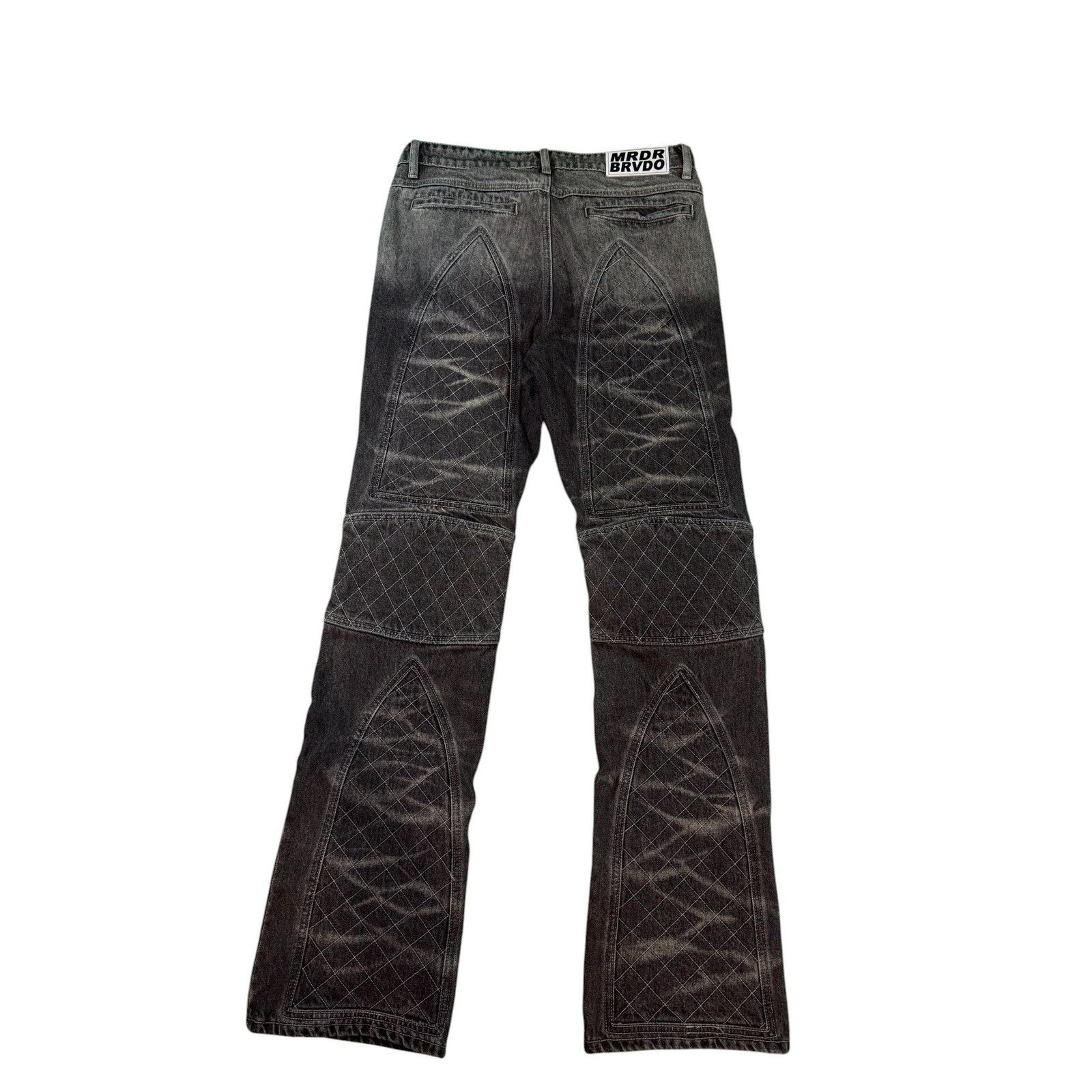 Who Decides War WDW Arch Netted Grey Jeans Size US 32 / EU 48 - 2 Thumbnail