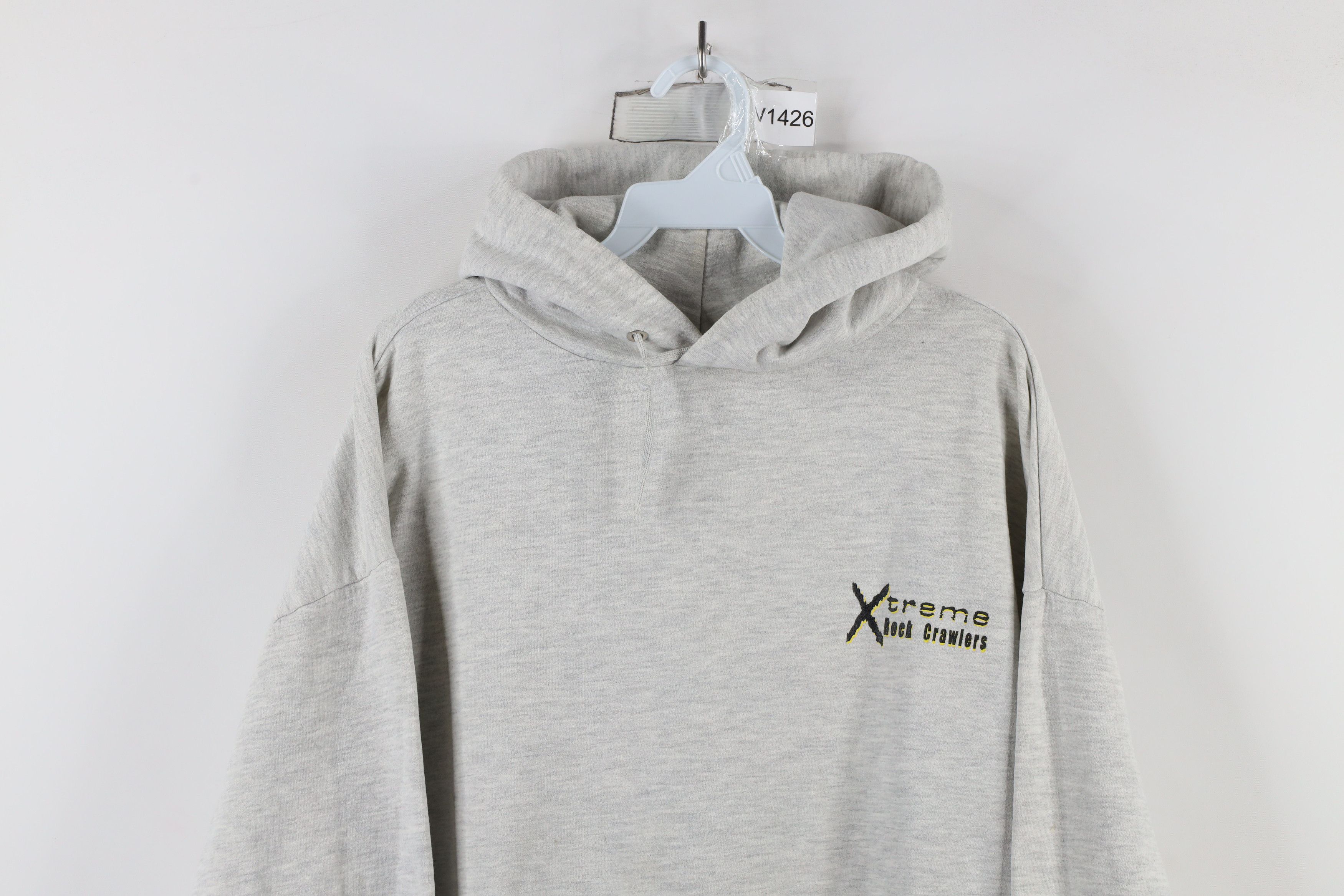 Vintage Vintage 90s Xtreme Articulator Rock Crawlers Hoodie Gray Size US XL / EU 56 / 4 - 2 Thumbnail