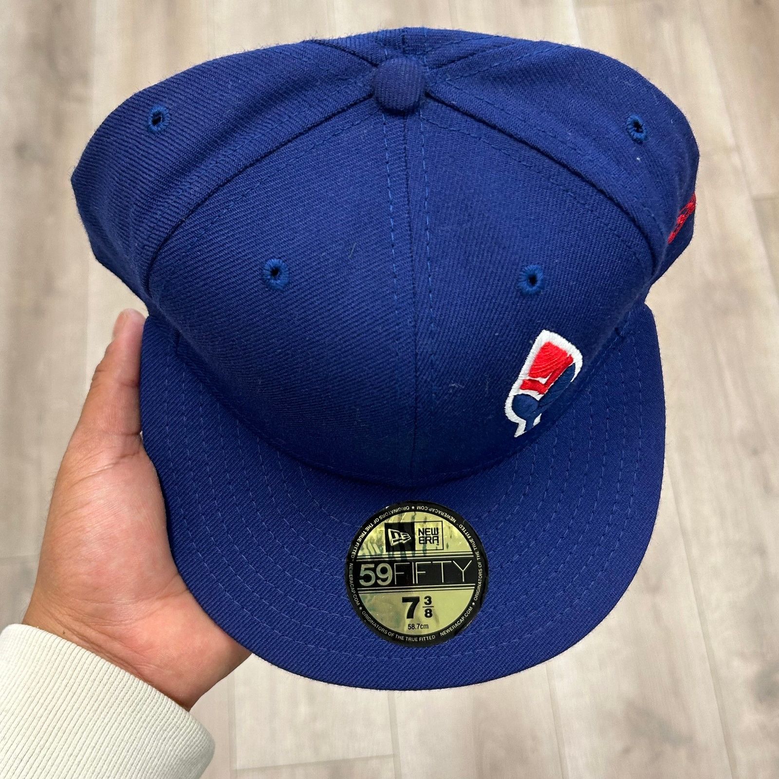 New Era New Era Atlanta Braves Feather Logo fitted cap Hat 7 3/8 Size ONE SIZE - 3 Thumbnail