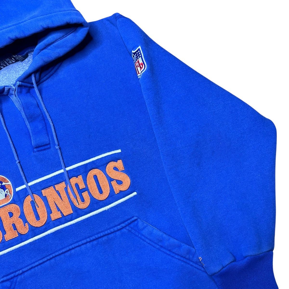 Starter 90s NFL Denver Broncos Starter Embroidered Spell Out Hoodie Size US M / EU 48-50 / 2 - 16 Thumbnail
