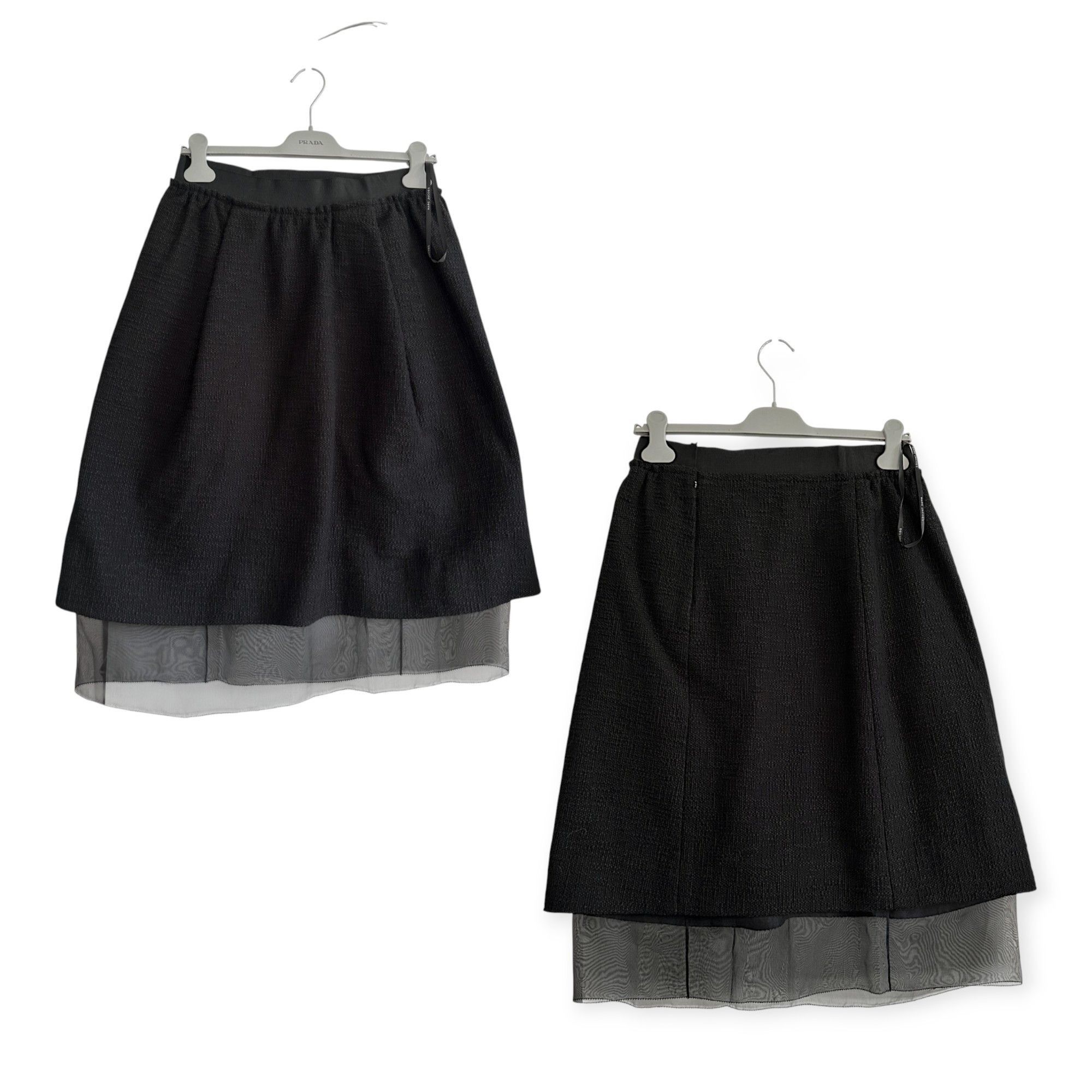 Marc Jacobs NWT MARC JACOBS Collection black skirt with tulle detail, Si Size 30" / US 8 / IT 44 - 16 Thumbnail