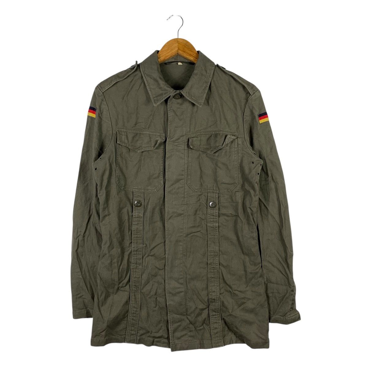 Vintage Vintage 80s GERMANY Kohler Gmbh Military Army Jacket Coat Size US M / EU 48-50 / 2 - 1 Thumbnail