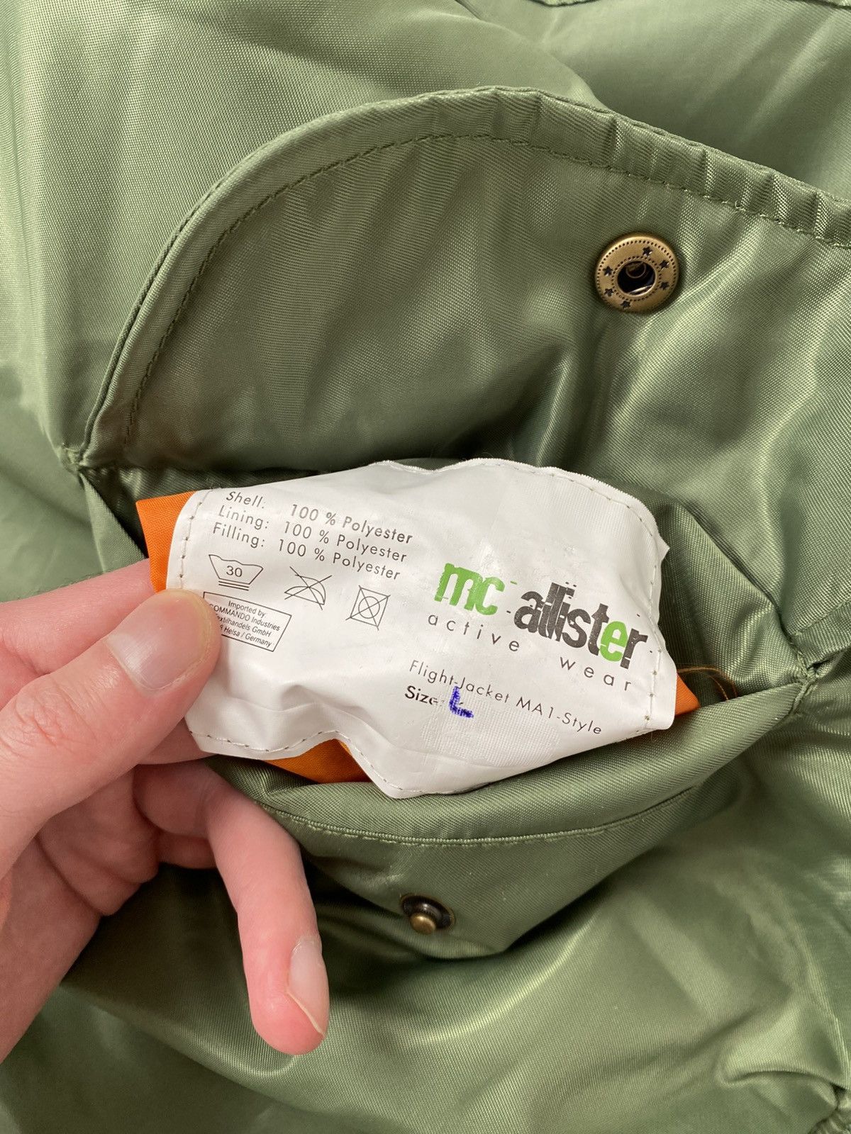 Other Reversible puffer vintage USA bomber MA-1 Size US L / EU 52-54 / 3 - 7 Thumbnail
